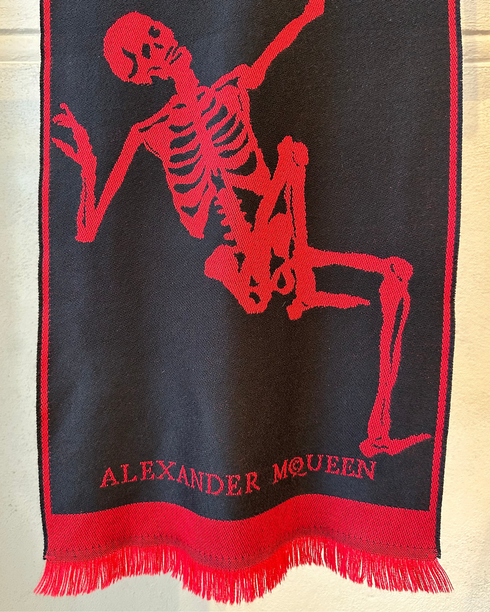 Alexander McQueen | 2018 Skeleton Motif Scarf - KOT-J