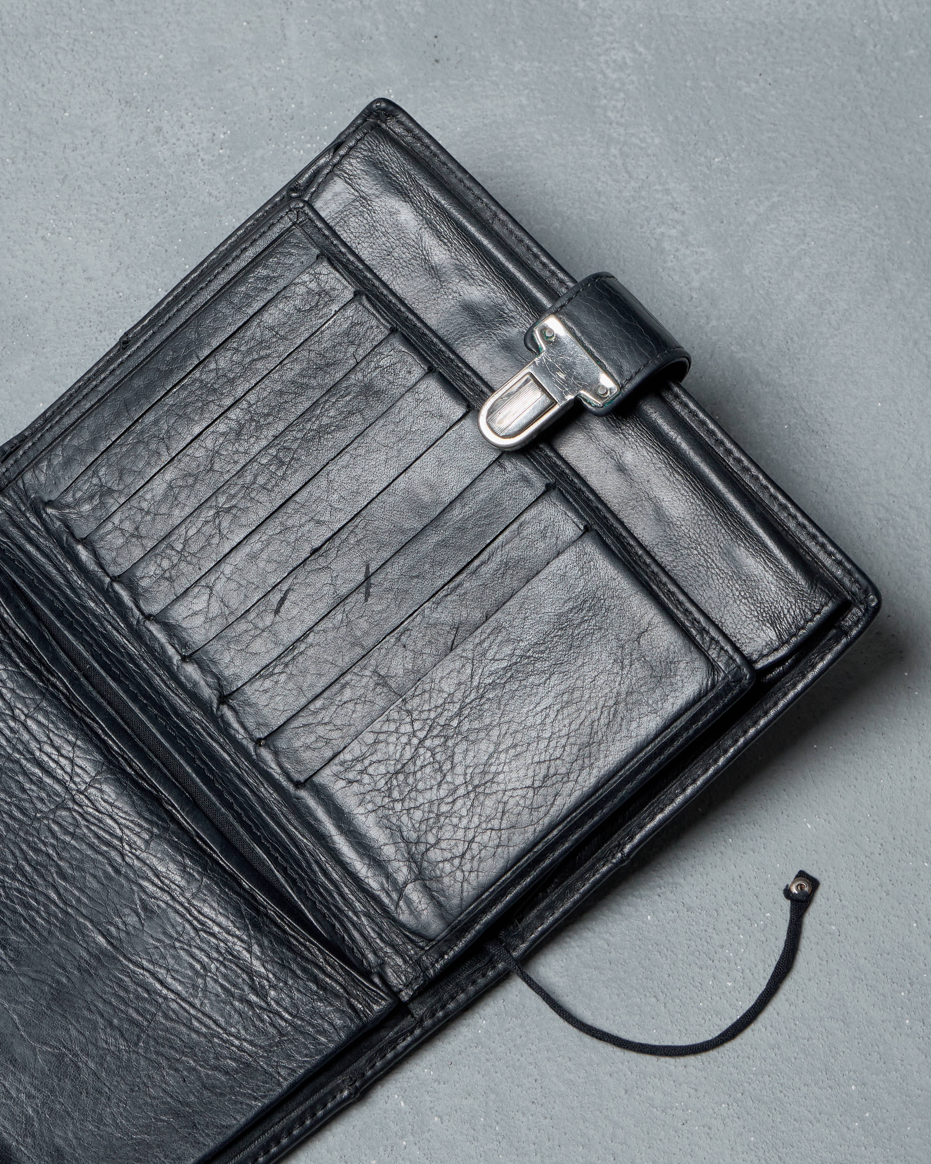 小物 ANN DEMEULEMEESTER WALLET mini Ann Demeulemeester | Bi-Fold Travel Wallet - KOT-J