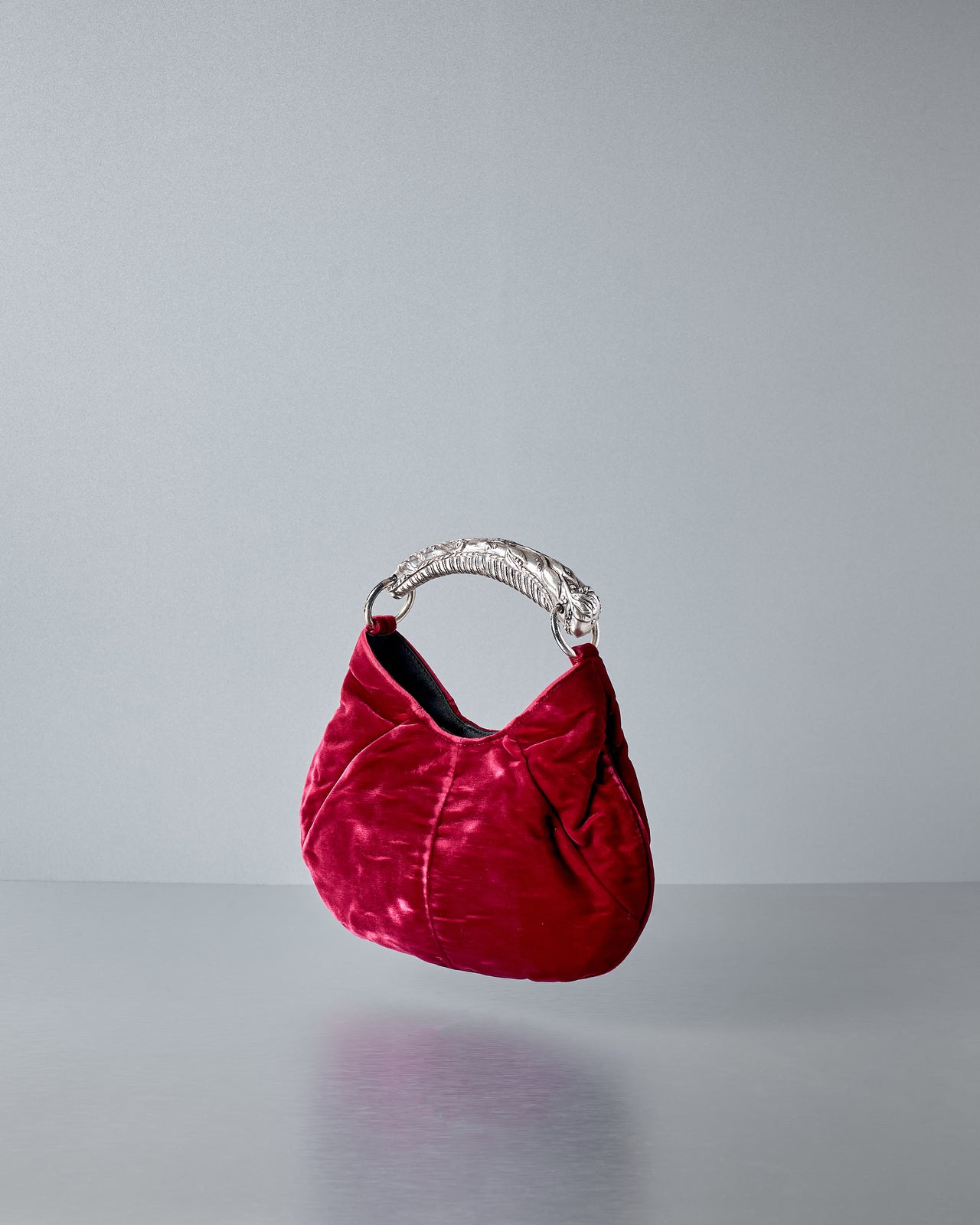 Saint Laurent by Tom Ford Mombasa velvet mini hobo bag