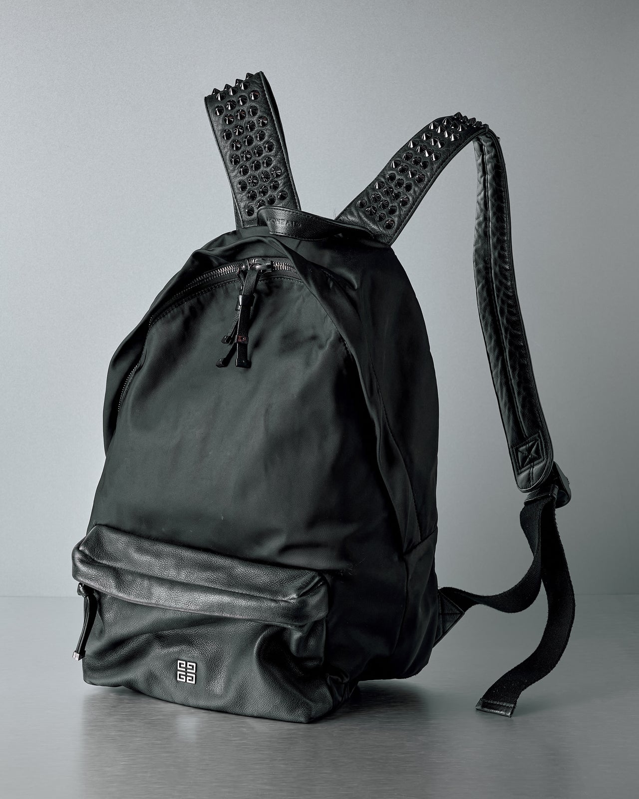 Givenchy SS 2010 Leather Nylon stud backpack