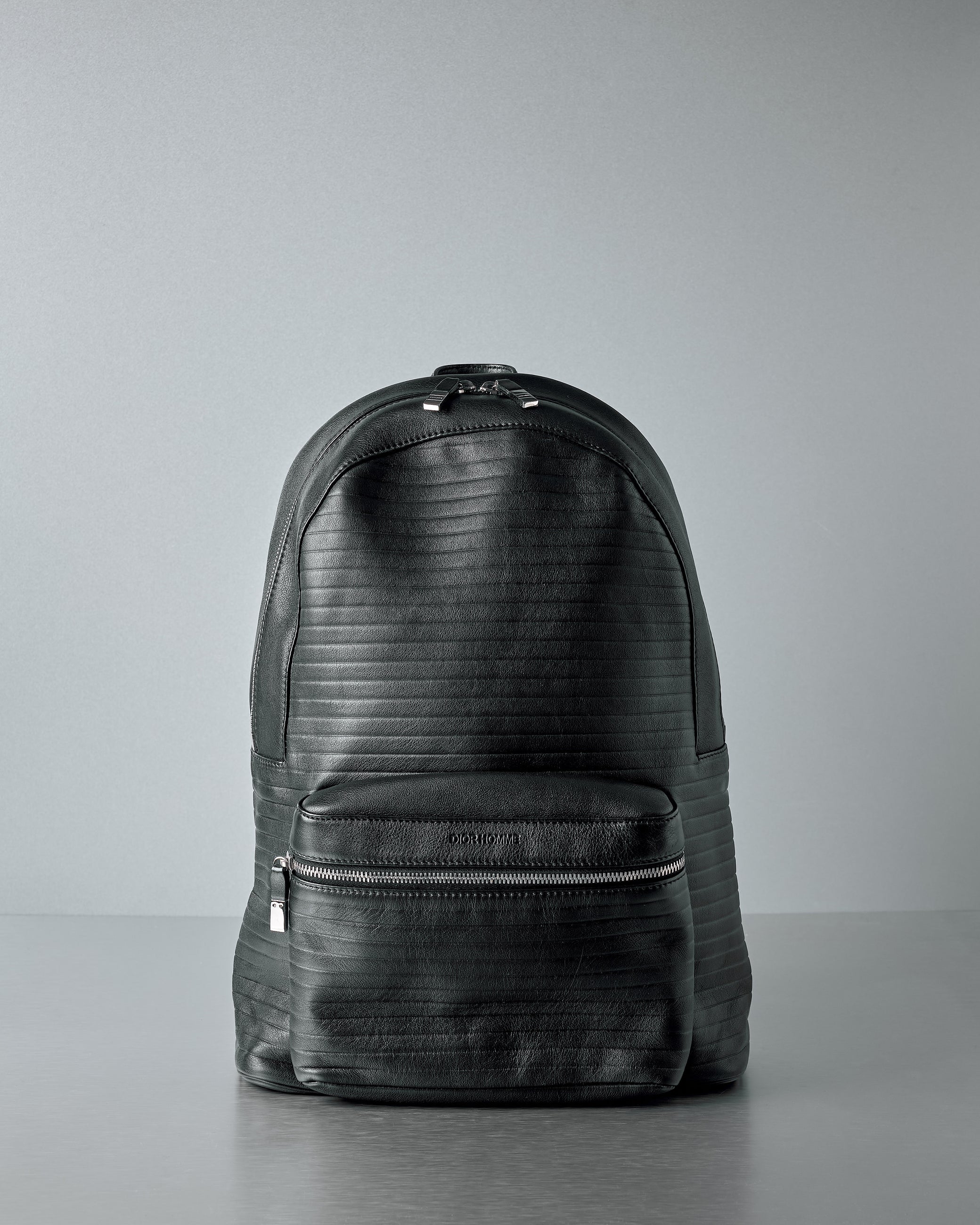 dior homme leather backpack Christian Dior Daypack black WS29001 NUIR VINTAGE Crafted in jacquard and embellished with black grained calfskin Dior Homme Rider Leather Backpack