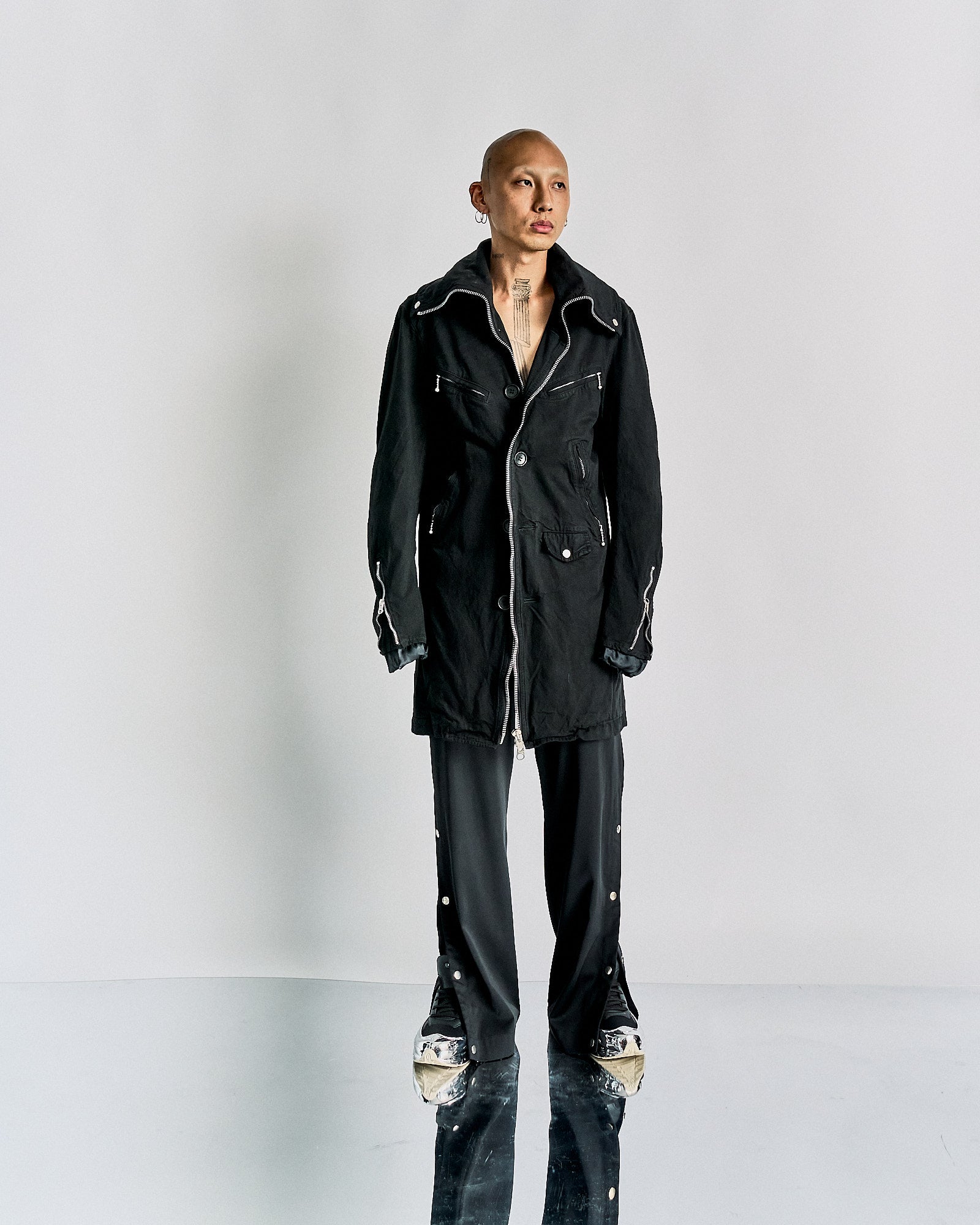CDG Junya Watanabe MAN | AW 2007 Collared Zip Jacket - KOT-J