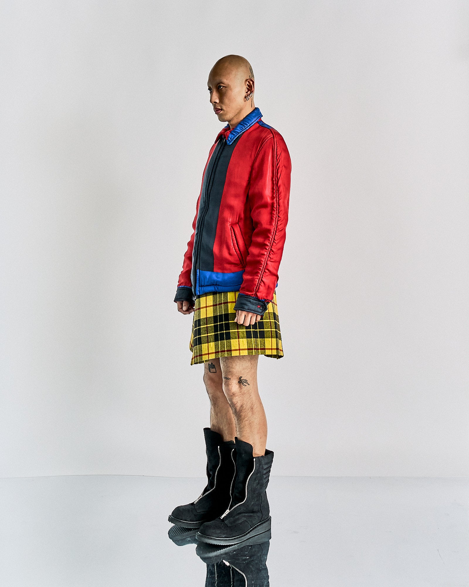 Comme des Garçons | Homme Plus SS 1999 Zip Nylon Jacket With Knit