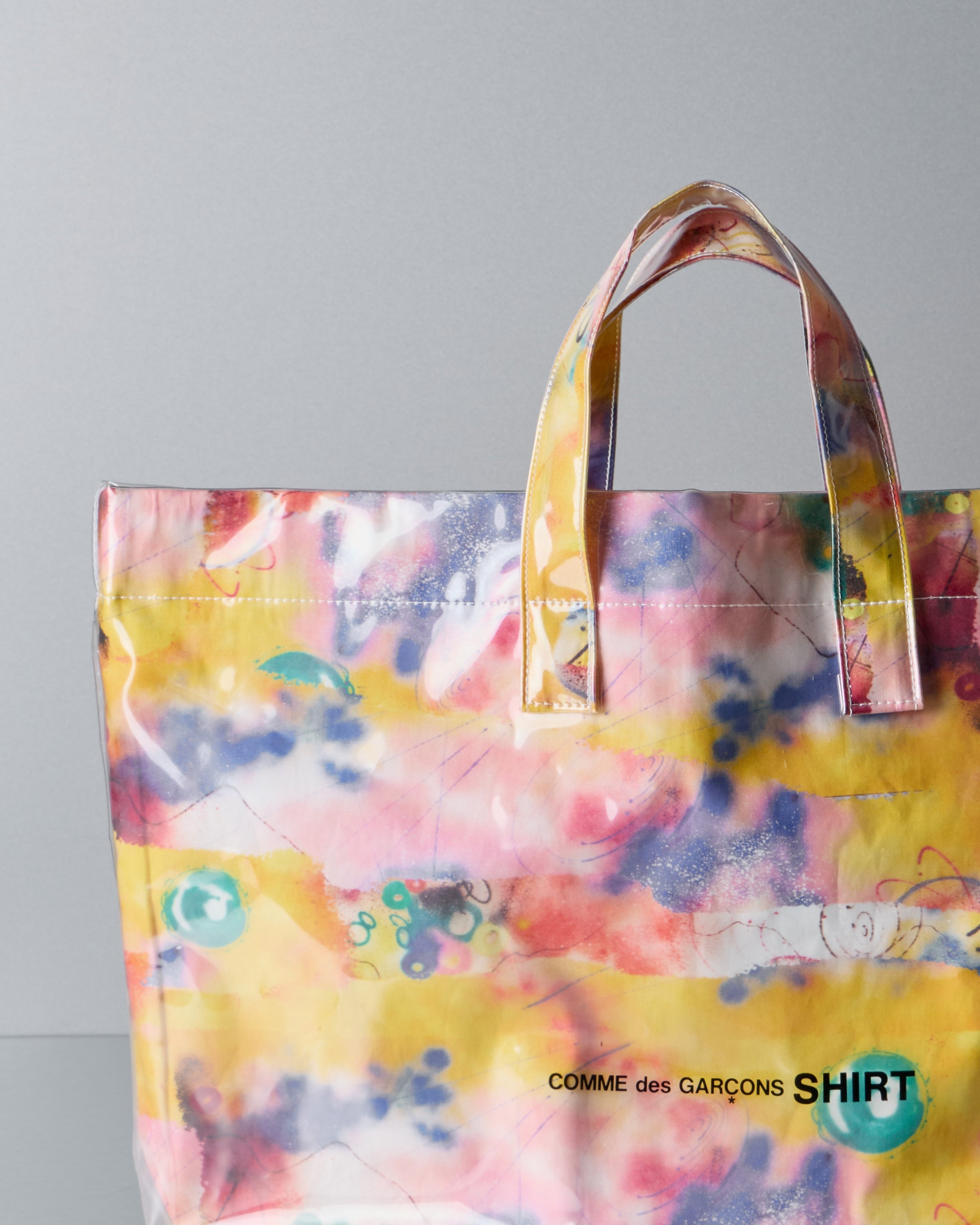 Comme des Garçons SHIRT x Futura Laboratories PVC Tote Bag - KOT-J