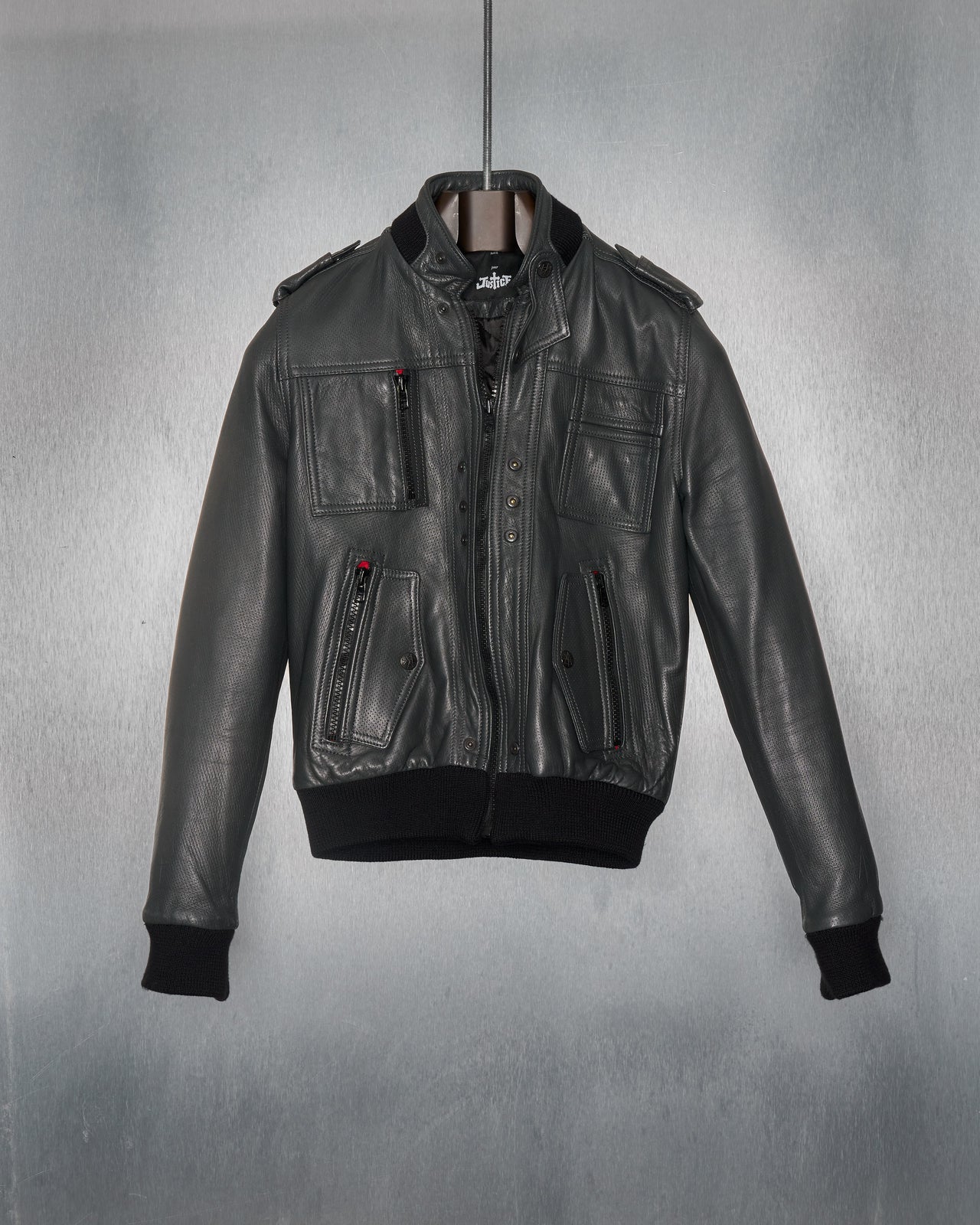 Surface to Air x Justice 2008 leather jacket