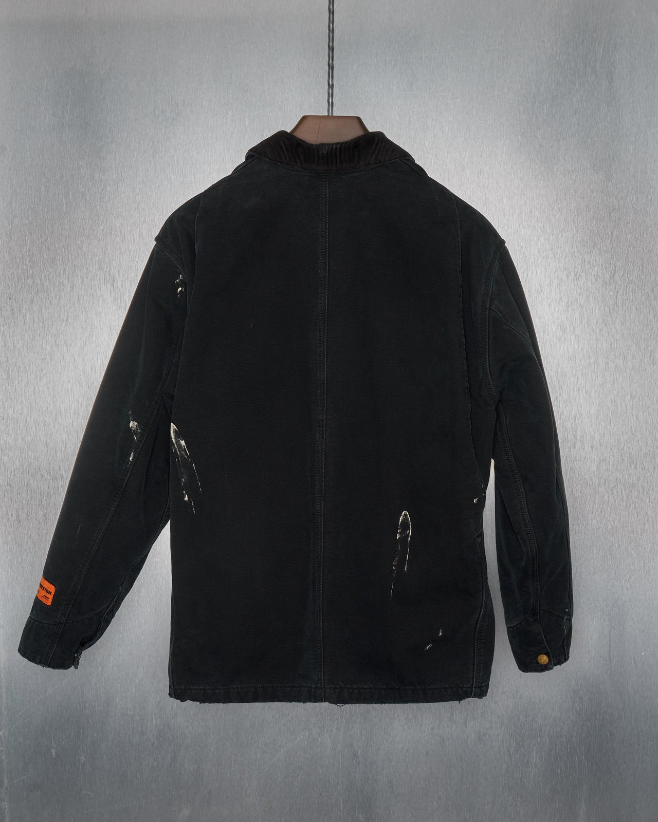 Heron Preston x Carhartt 2018 distressed painter's jacket
