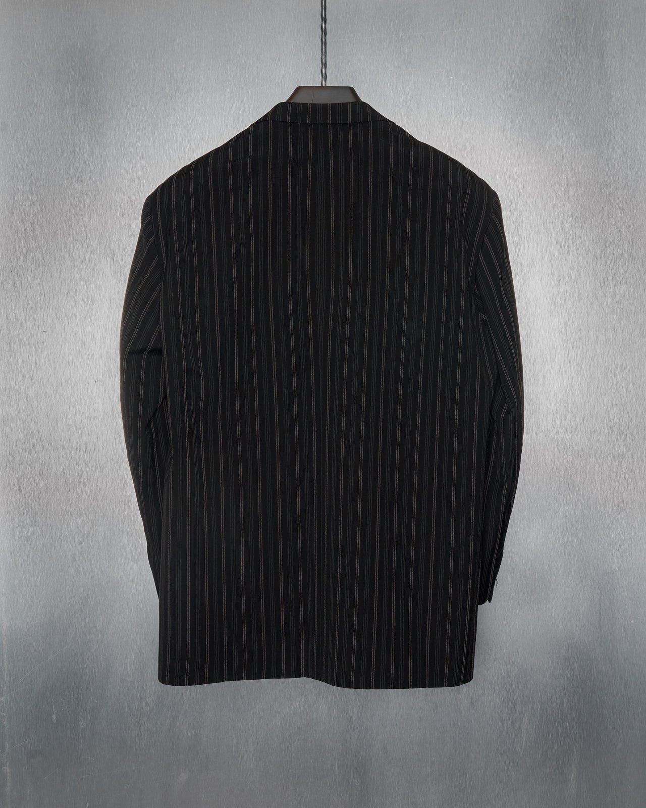 Comme des Garçons Homme 1980's pinstripe butterfly-lined blazer