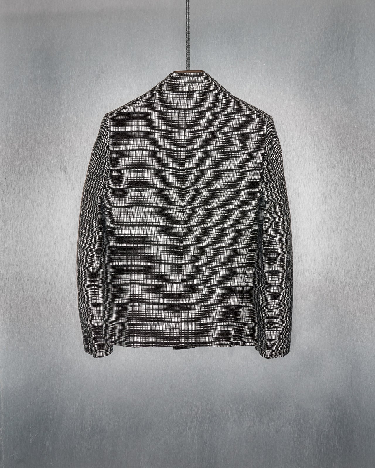 Balenciaga 2011 double-breasted jaquard peacoat