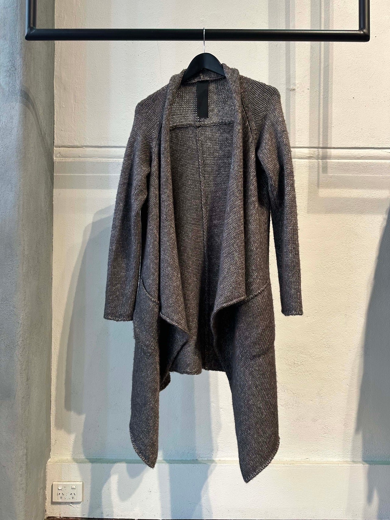 Rundholz Black label Chunky waterfall knit open cardigan