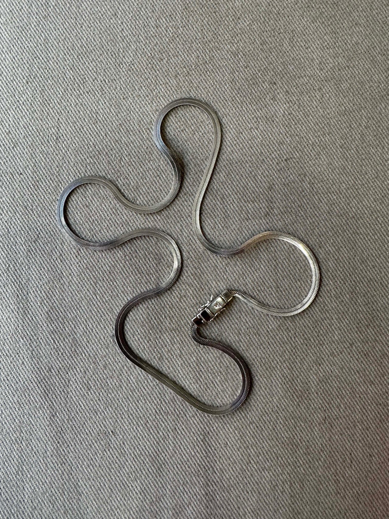 Tom Wood Silver Snake chain