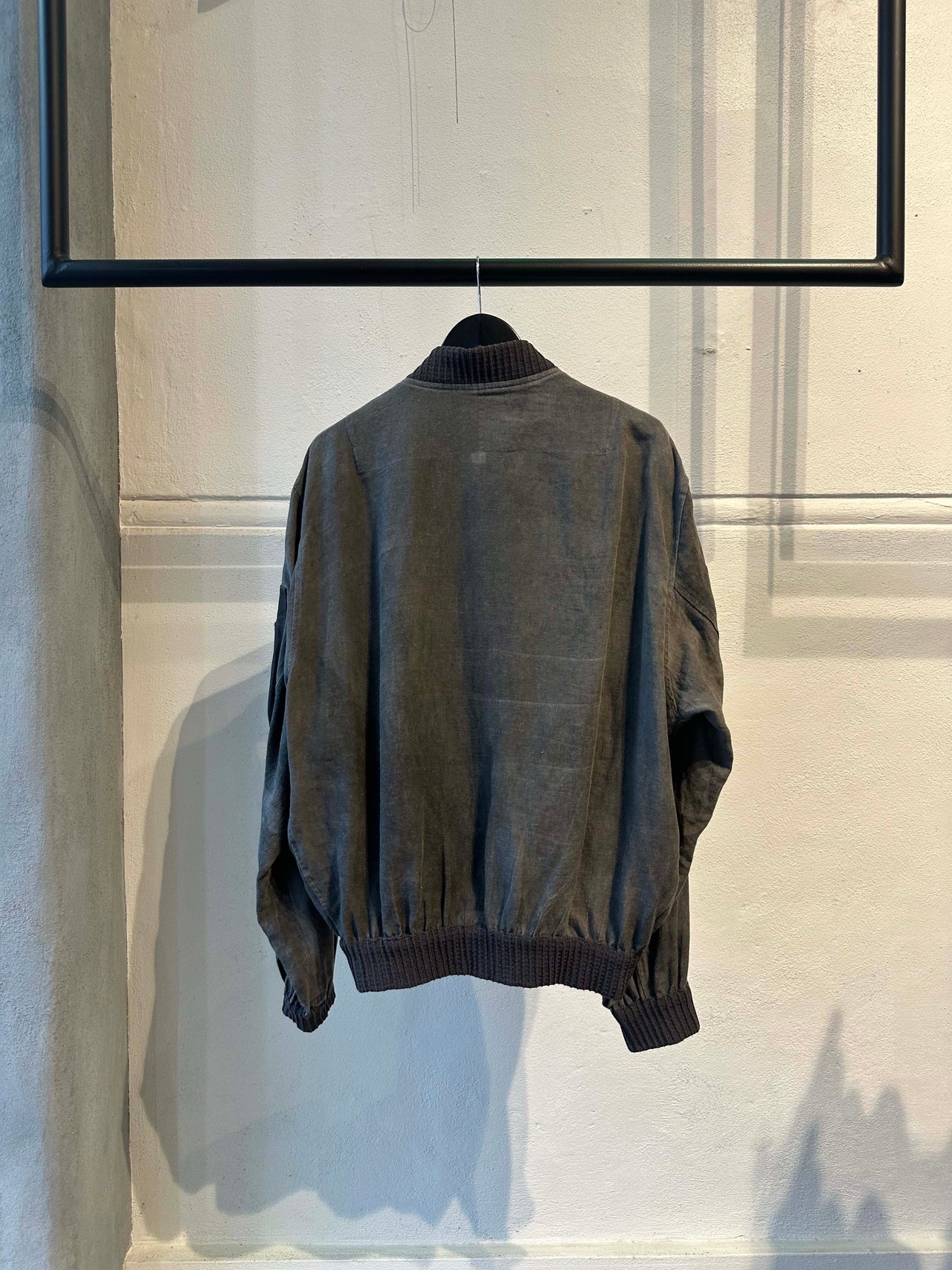 Damir Doma Jaram Linen Cold Dyed Bomber jacket