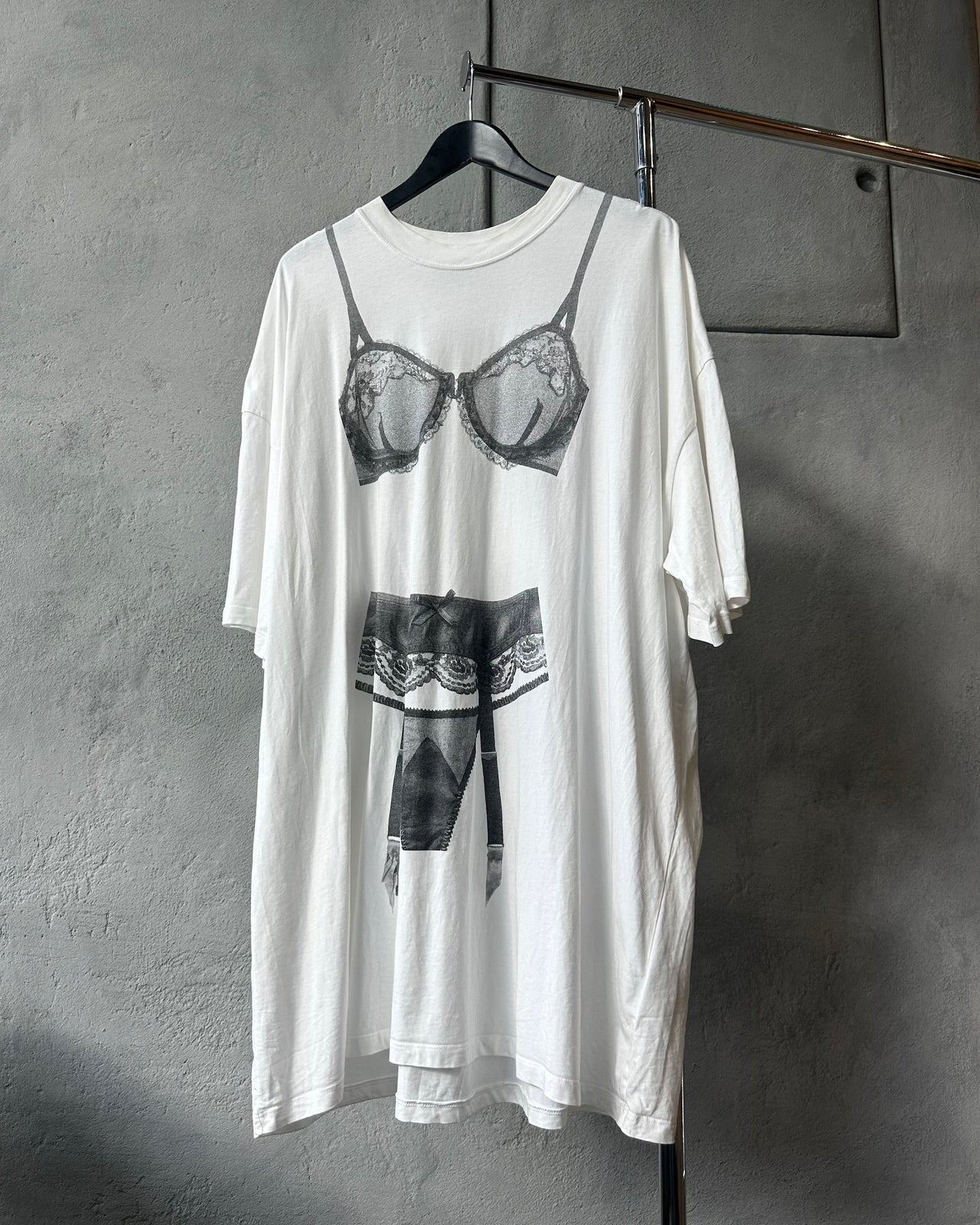 Vaquera Lingerie Print T-Shirt Dress