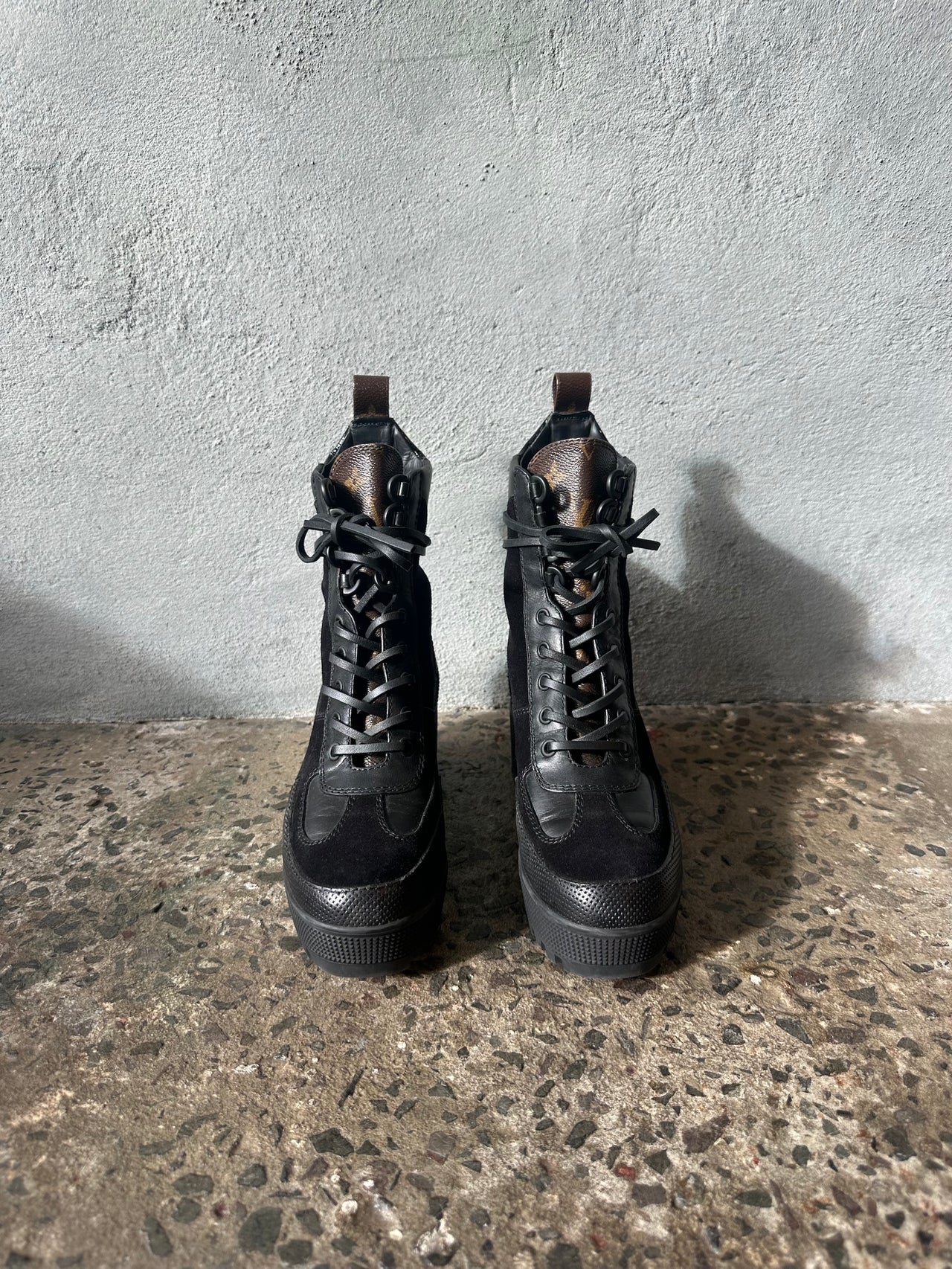 Louis Vuitton Laurette Platform Ankle Boot