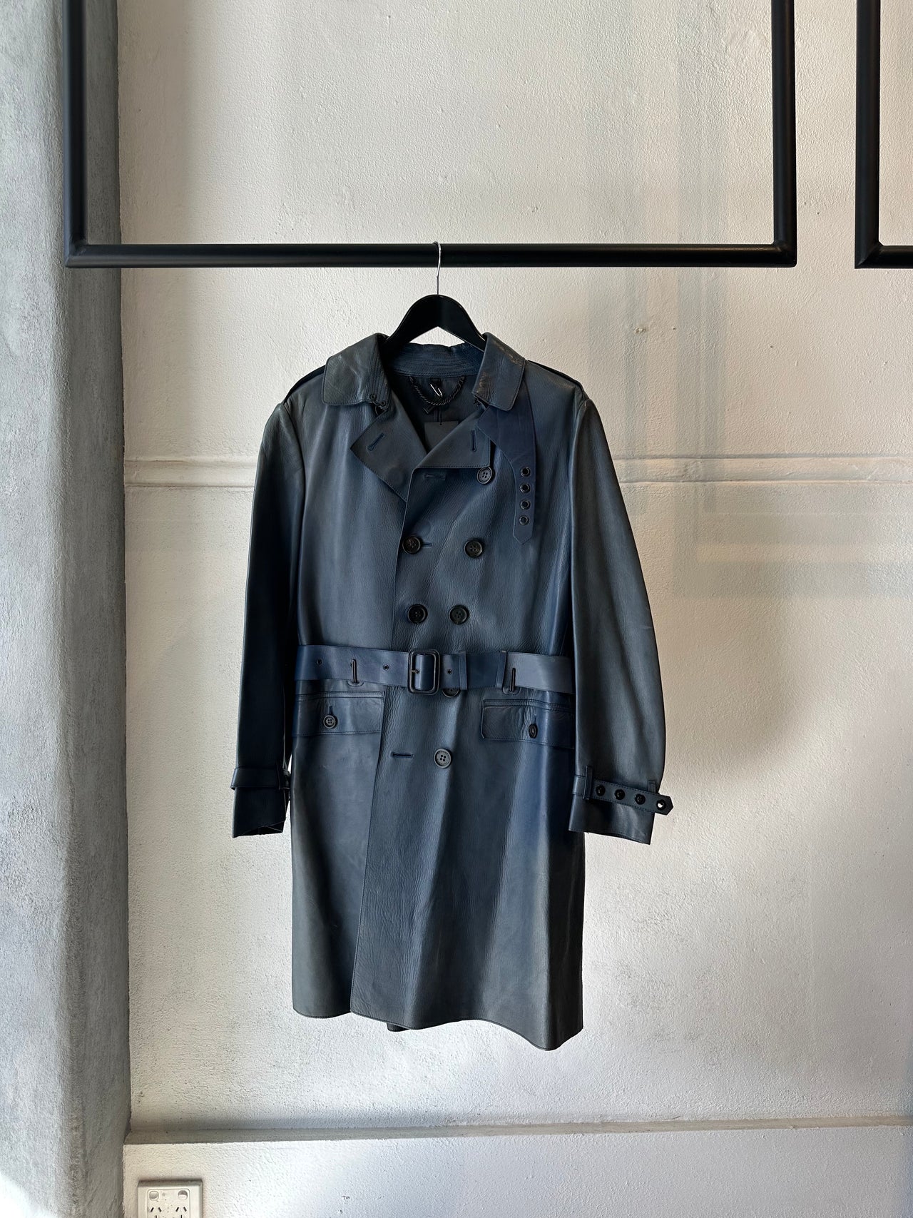 Burberry Christopher Bailey era Leather Trench Coat