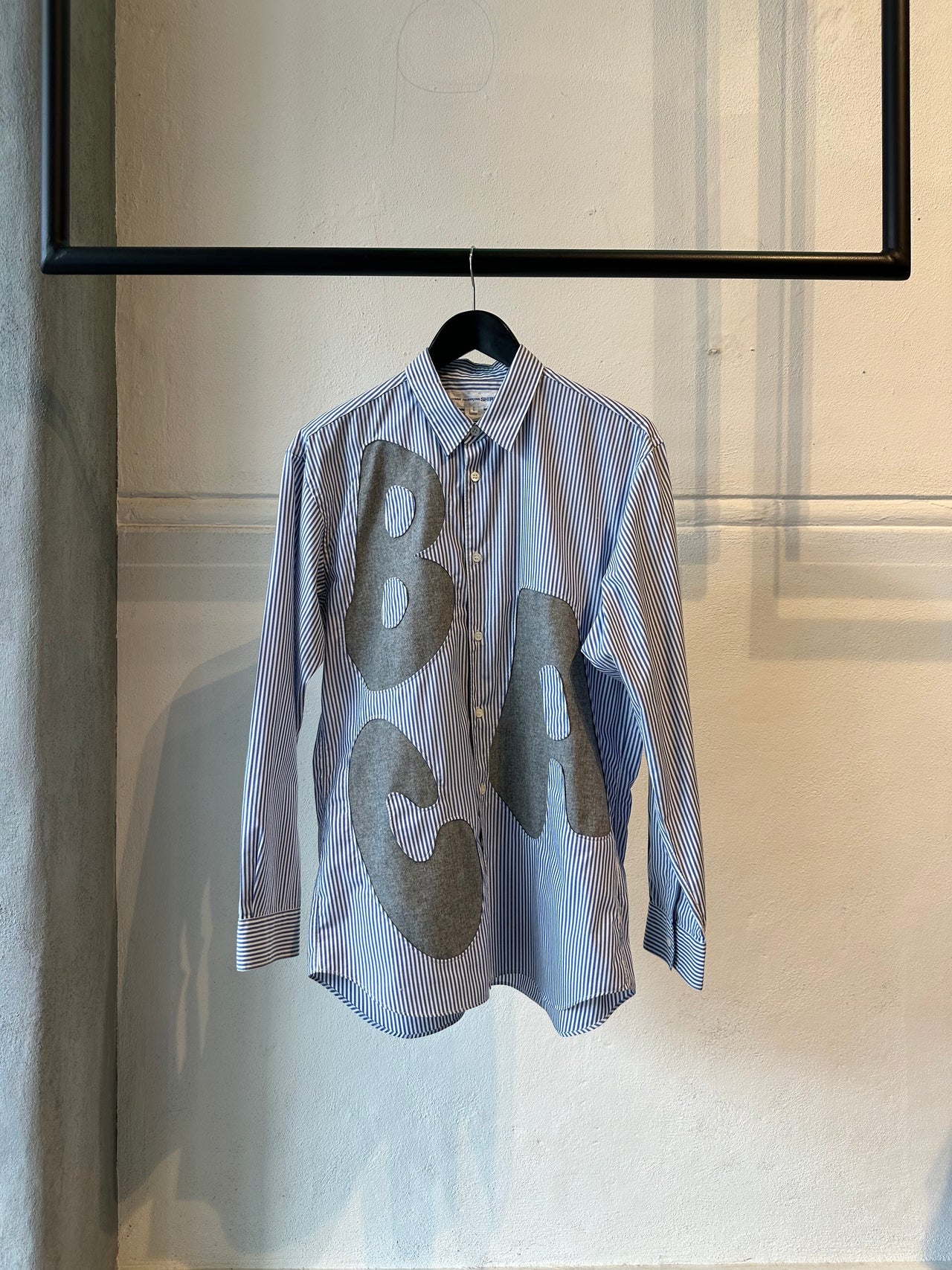 Comme des Garçons SHIRT ABC Patchwork Collared Shirt