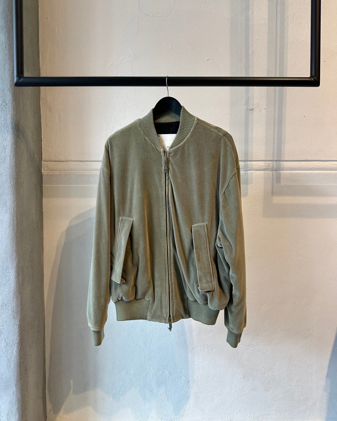 Song For The Mute Sample Velvet Bomber Jacket