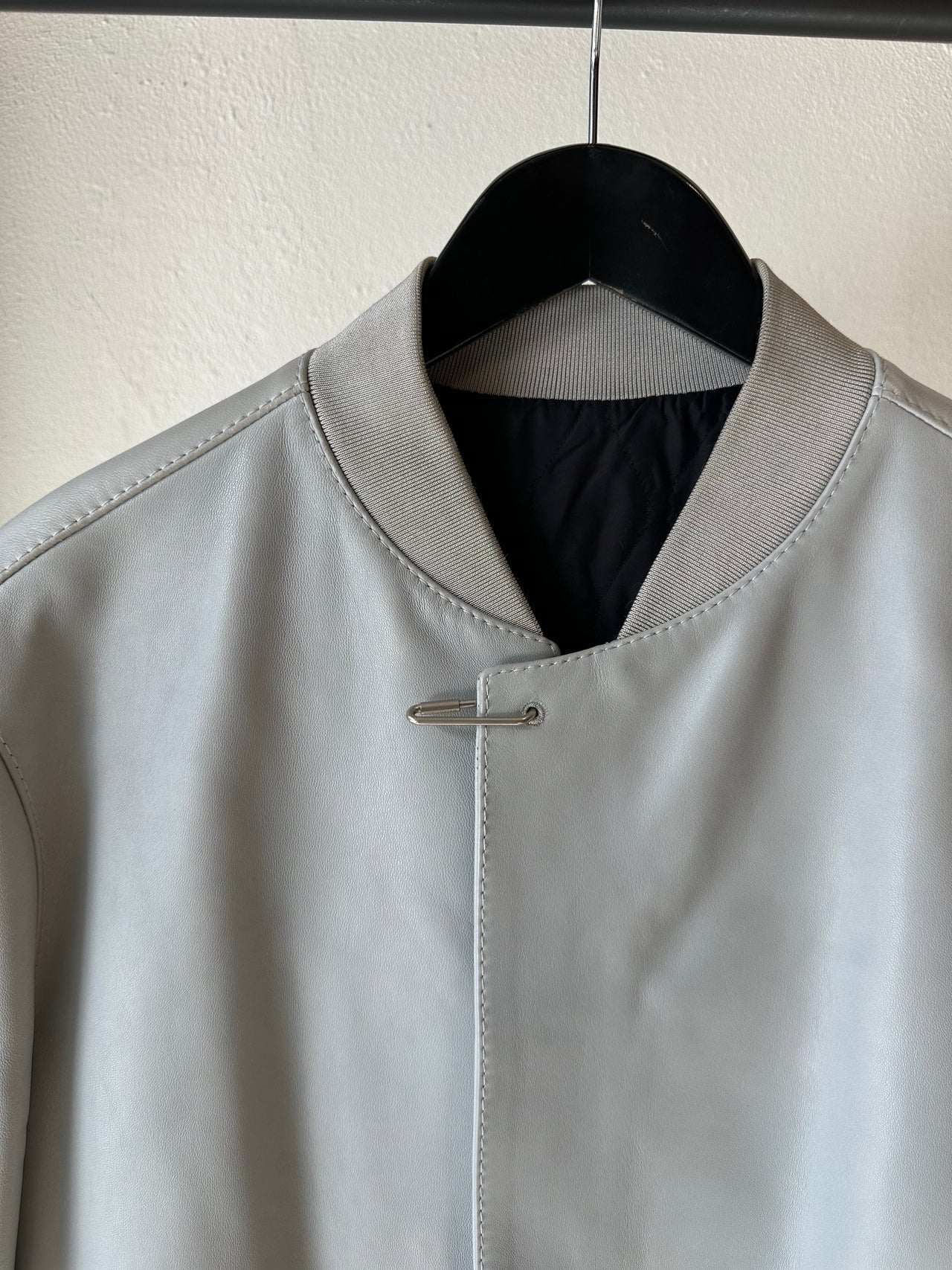 Balenciaga 2013 Leather Bomber Jacket