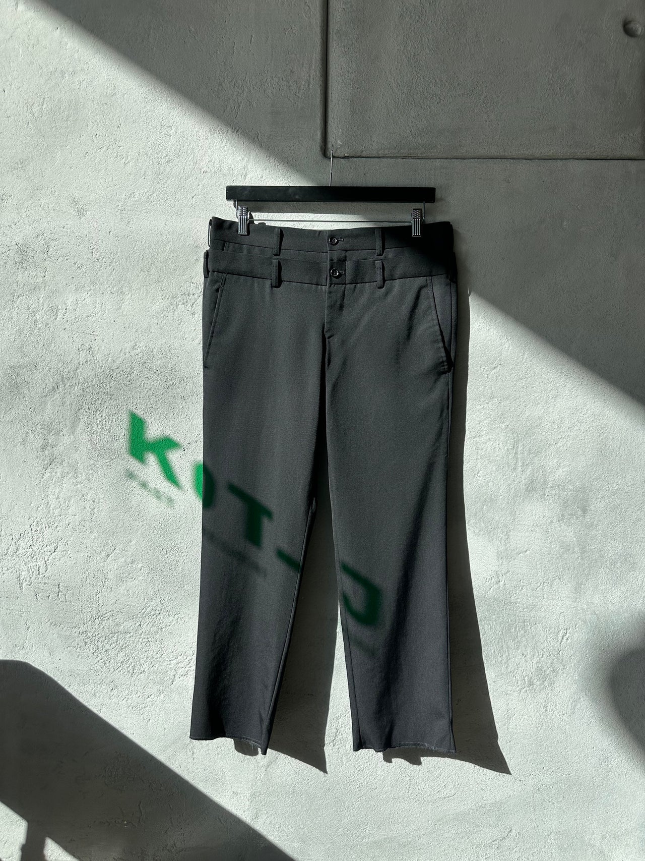 Comme des Garçons Homme Plus 2019 Double Layer Waist Trouser