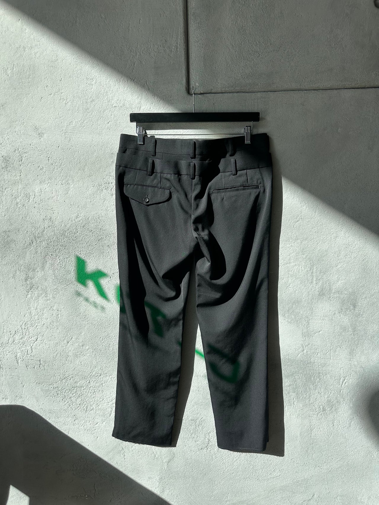 Comme des Garçons Homme Plus 2019 Double Layer Waist Trouser