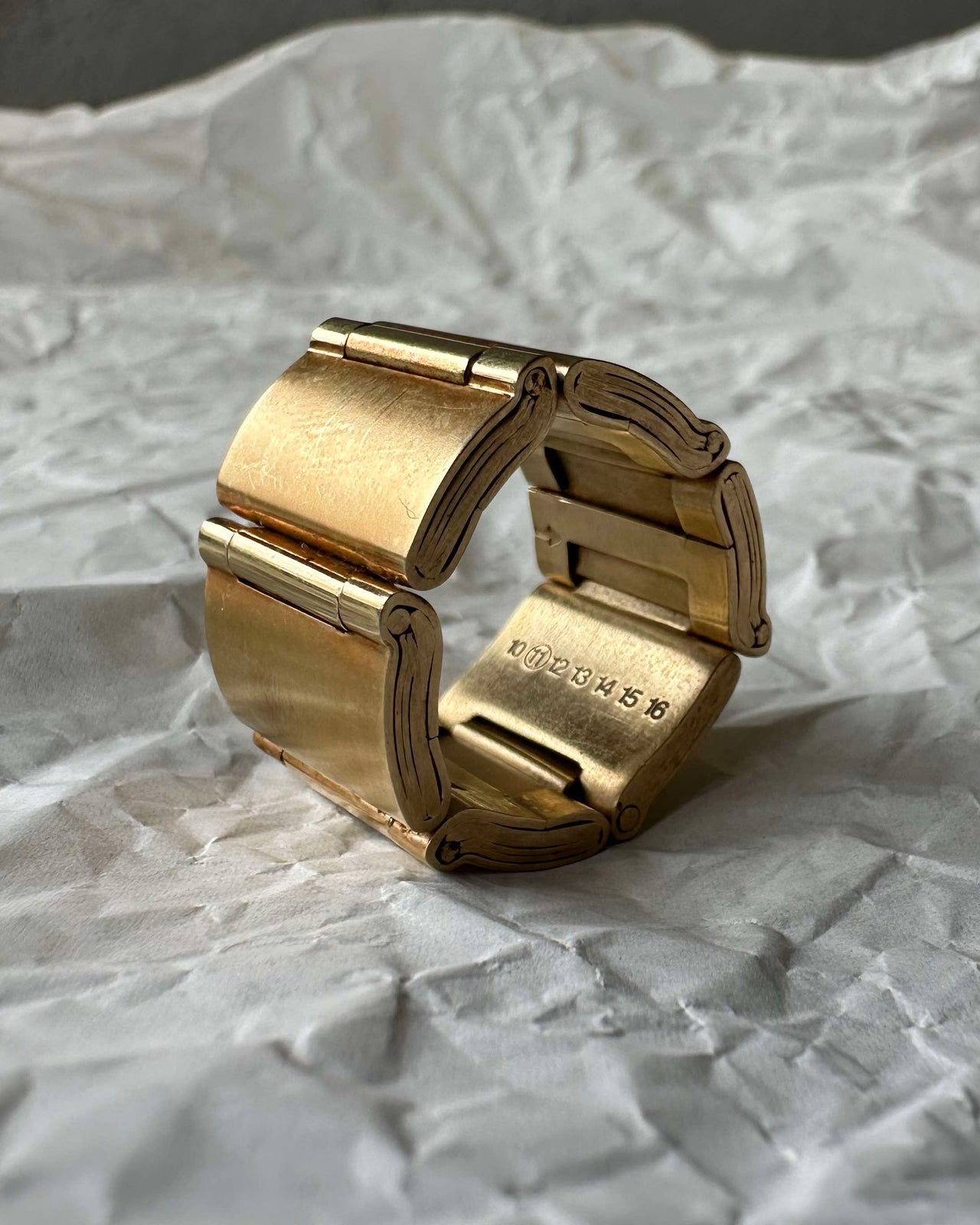 Maison Margiela SS 2006 Brass watch band ring