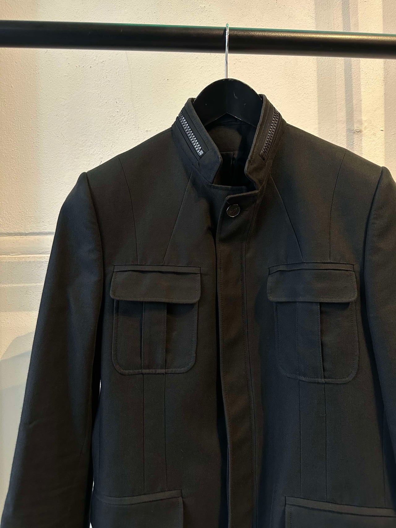 Givenchy SS 2012 Zip Detail Suit Jacket