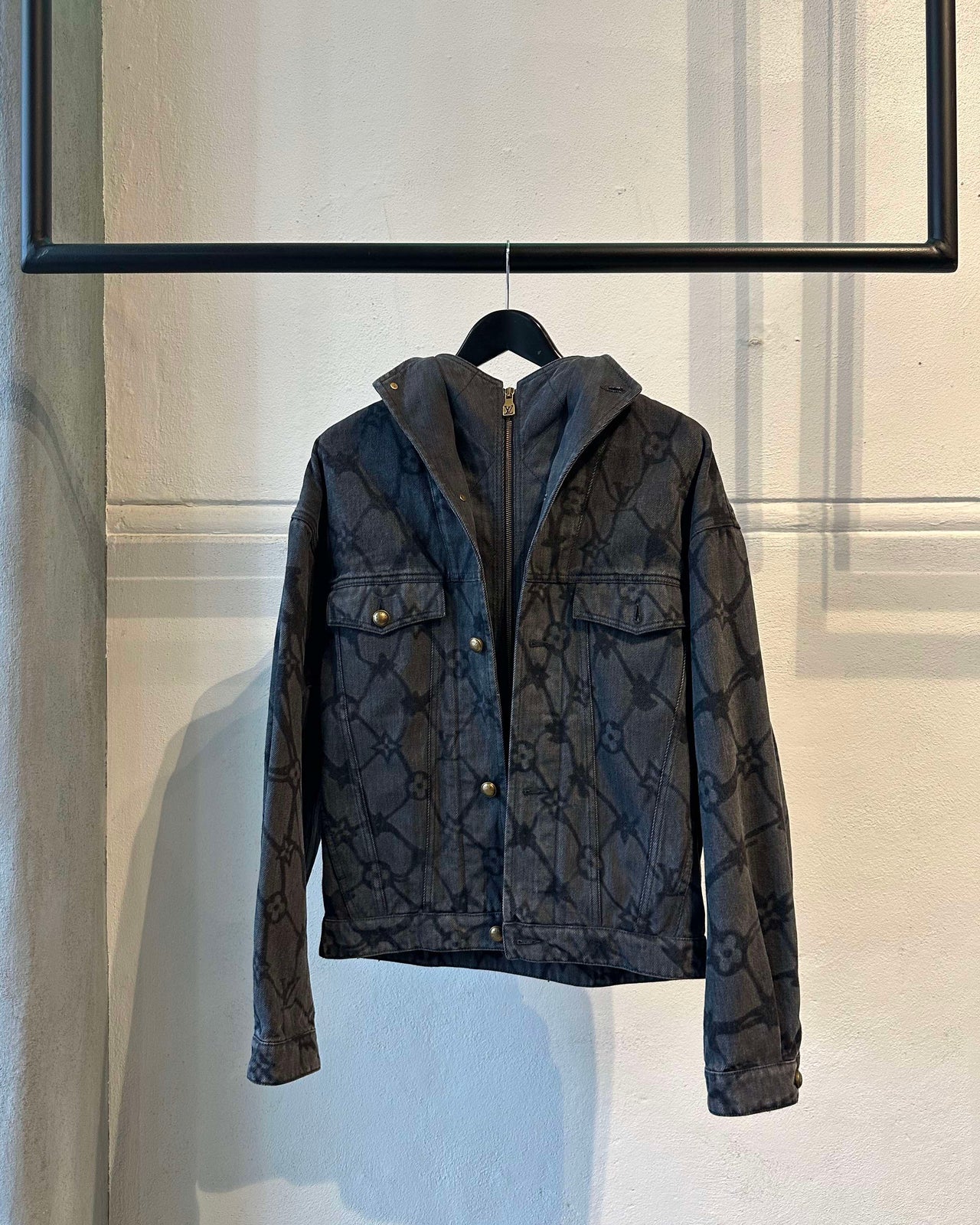 Louis Vuitton SS 2024 Chain Monogram Denim Jacket