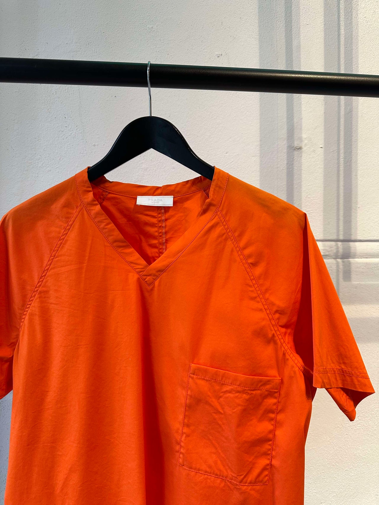 Prada 2011 Pocket canvas t-shirt