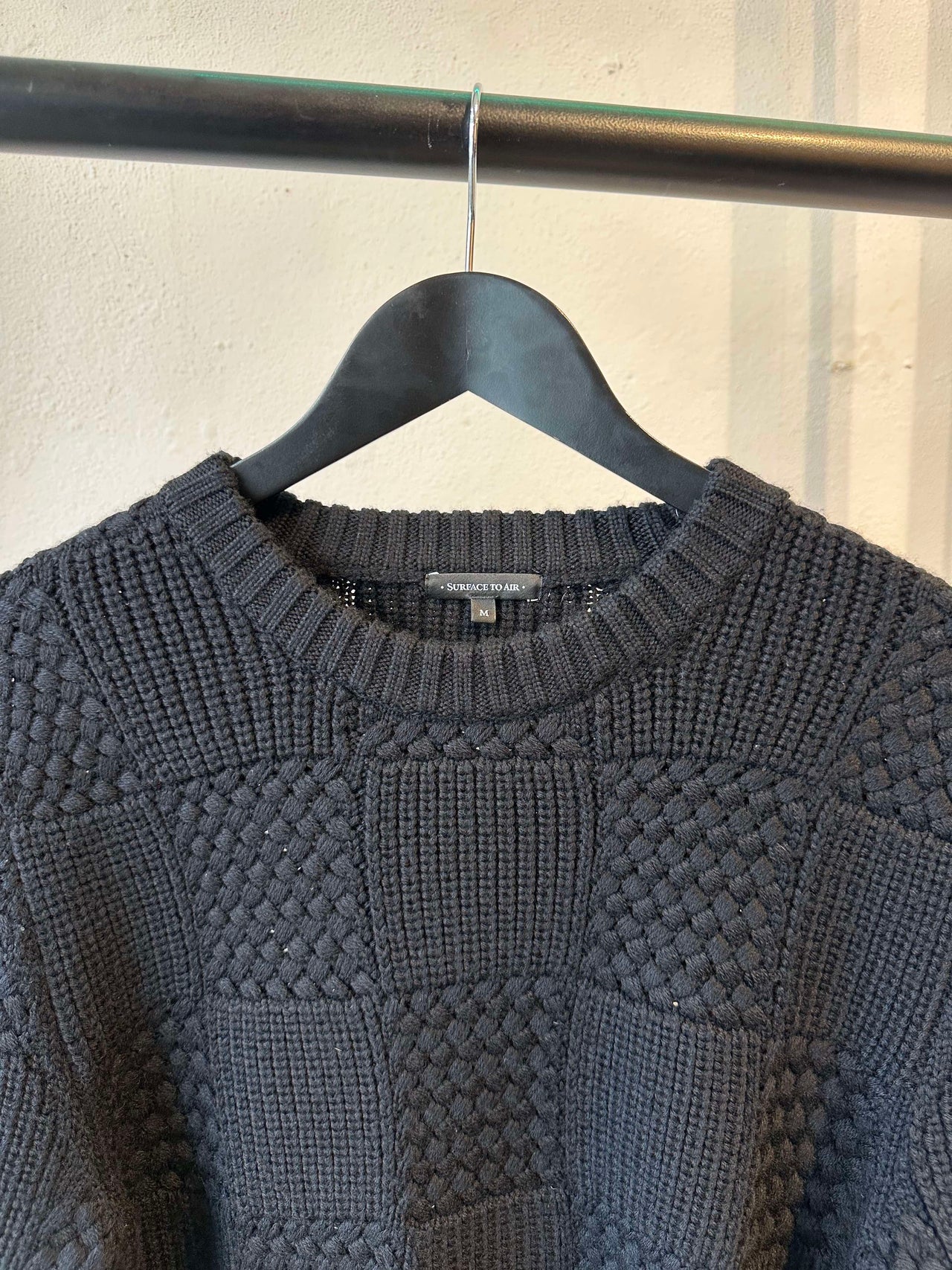 Surface to Air Checkerboard Knitted Sweater