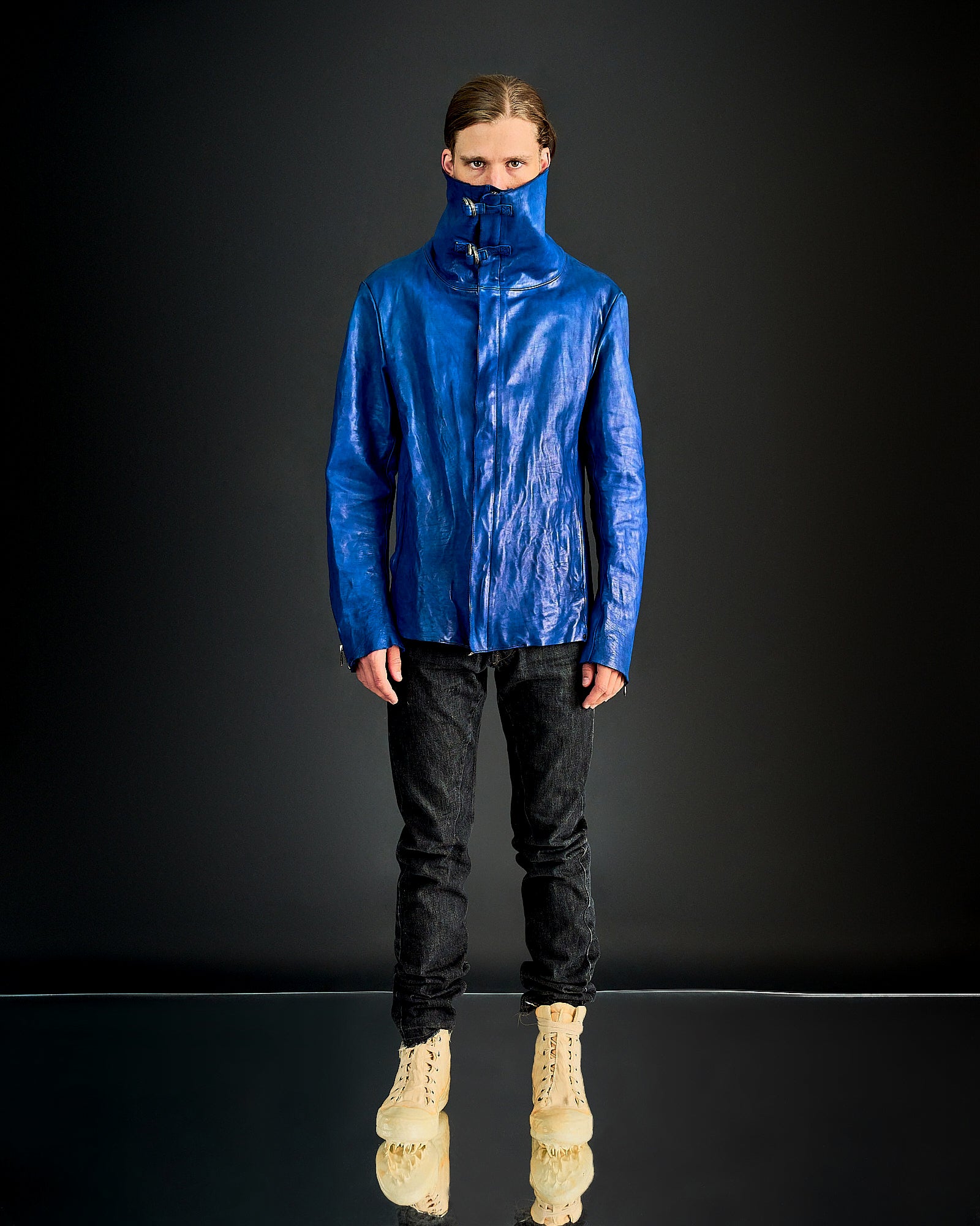 Incarnation | Horse Leather Buckle Jacket - KOT-J