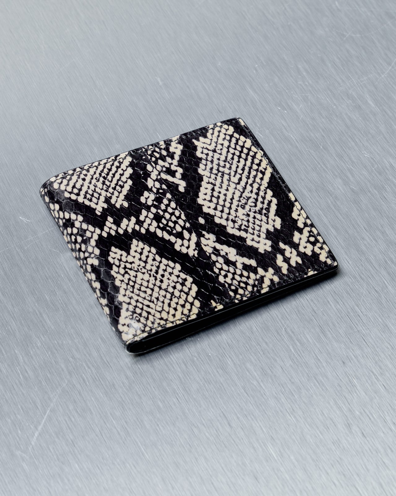 Alexander McQueen Python Leather Wallet