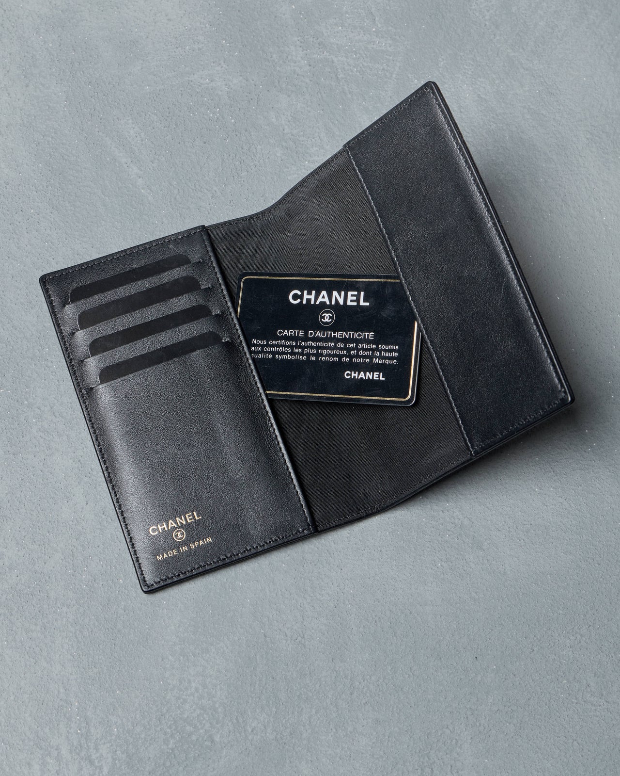 Chanel CC Timeless Passport Holder
