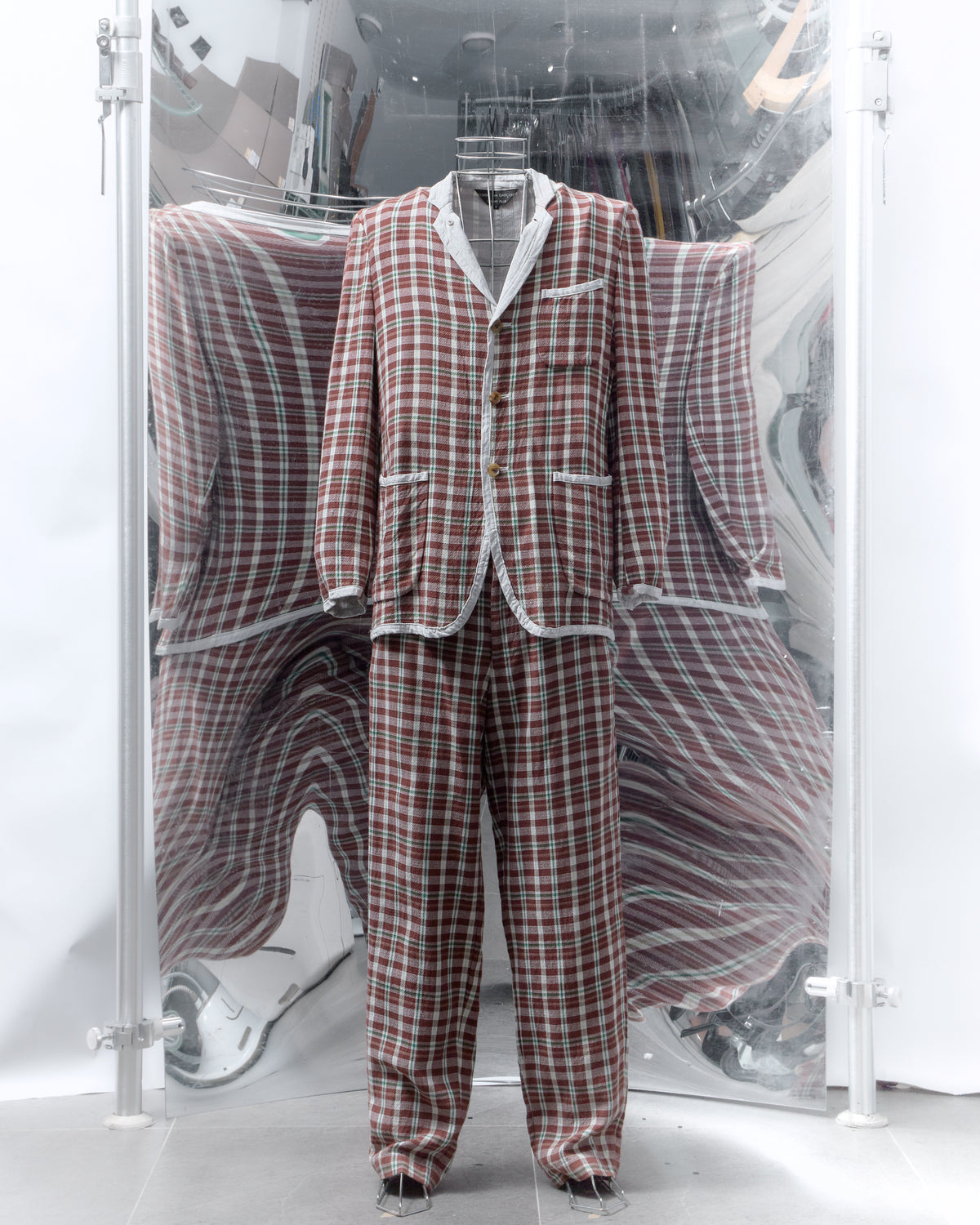 Comme des Garçons Homme Plus SS 2001 Plaid 2-piece Suit Set