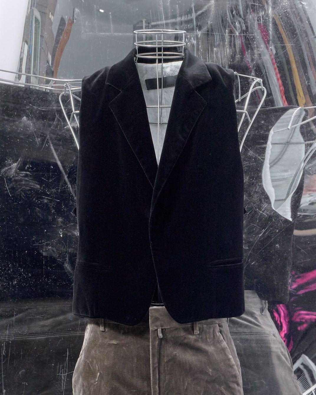 Haider Ackermann FW 2014 Classic Velvet waistcoat