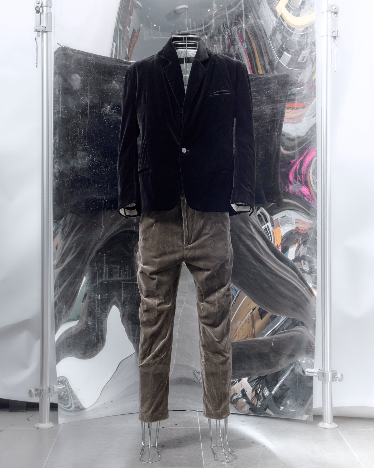 Haider Ackermann Velvet tapered trouser