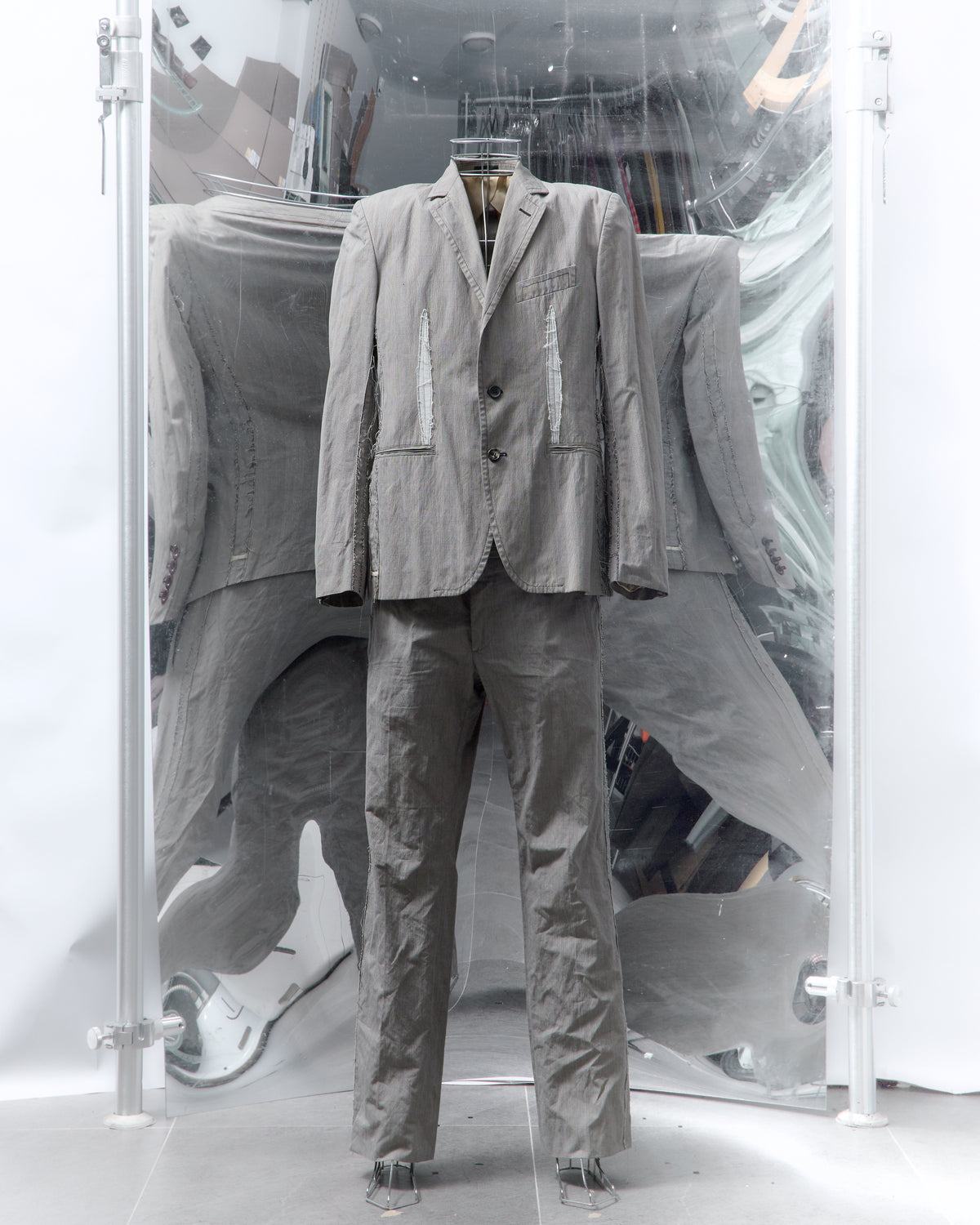 Alexander McQueen 2006 "The Kestrel Flies" Raw Edge Suit
