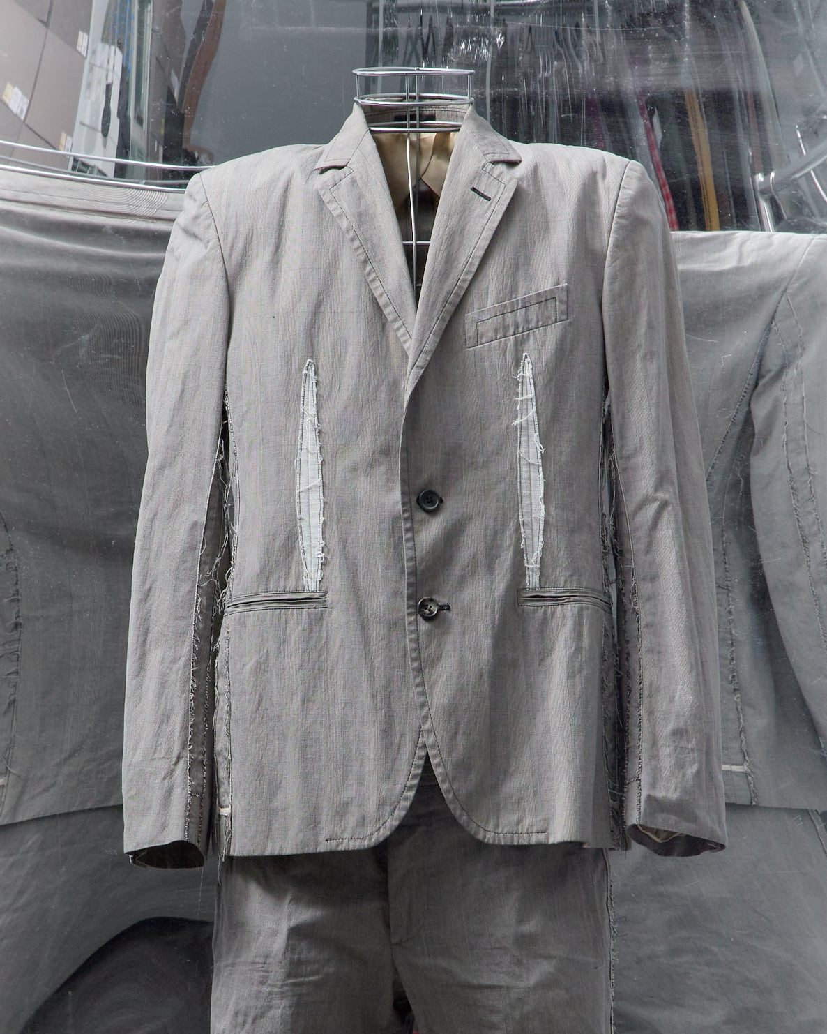 Alexander McQueen 2006 "The Kestrel Flies" Raw Edge Suit