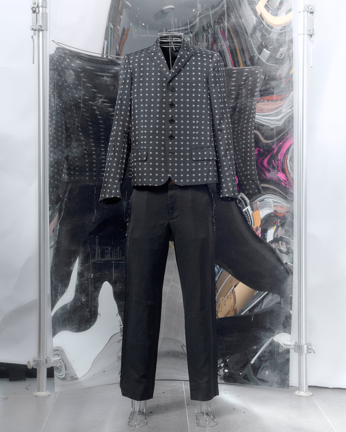 Dior SS 2006 Silk Polka Dot Blazer