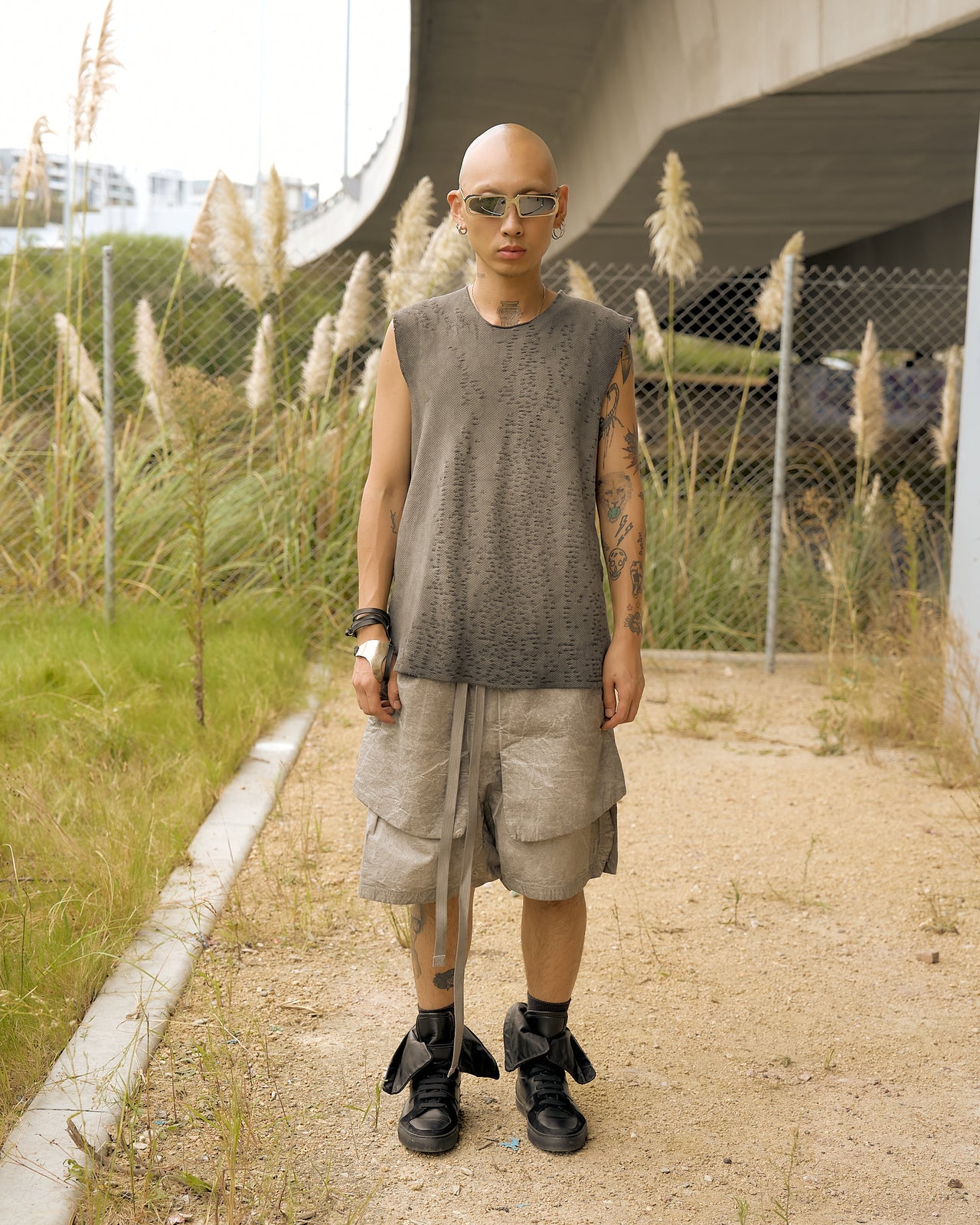 Boris Bidjan Saberi SS 2019 P22 Resin dyed short