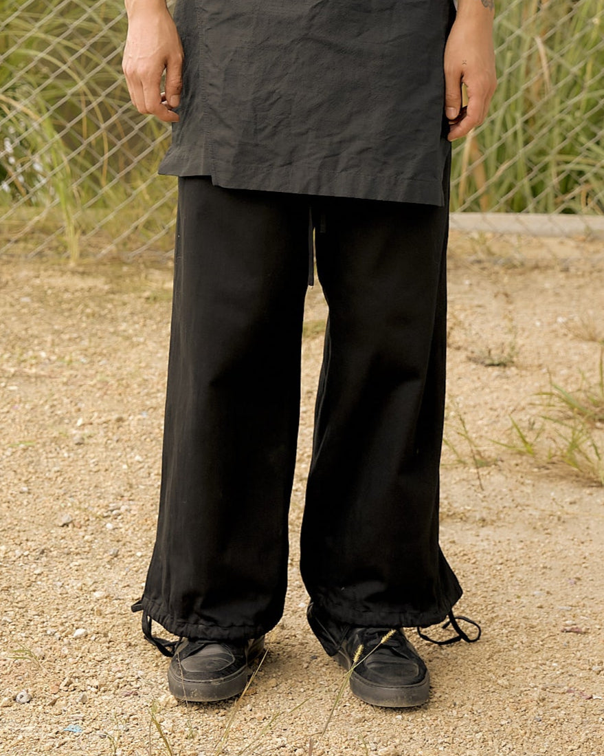 Yohji Yamamoto Noir AW 2001 Relaxed tie trouser
