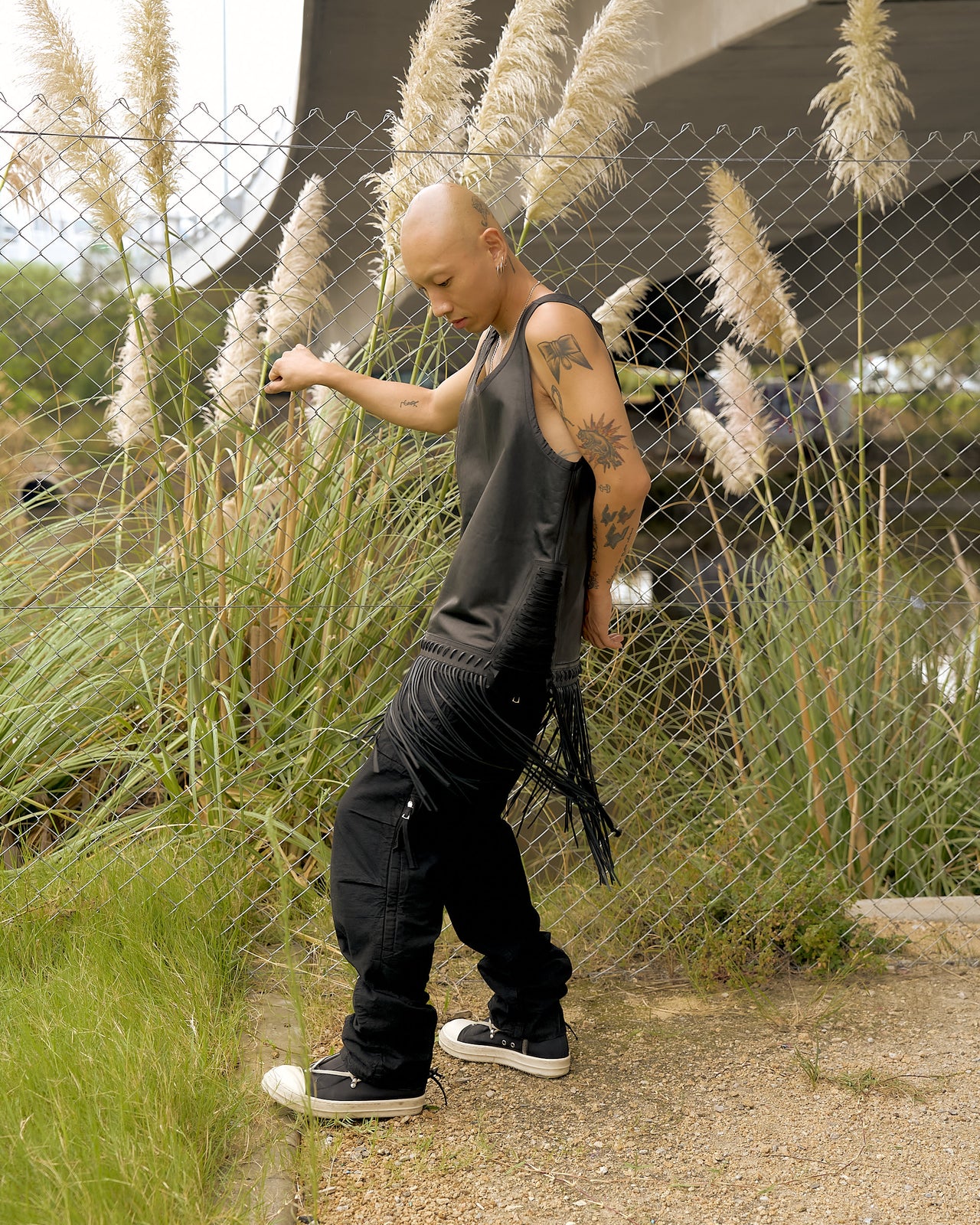 Boris Bidjan Saberi SS 2018 P6 Multi pocket cargo pant