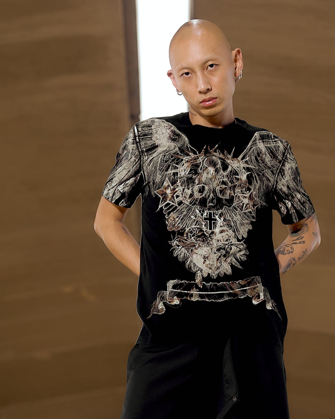 Givenchy Overlaid illustration t-shirt