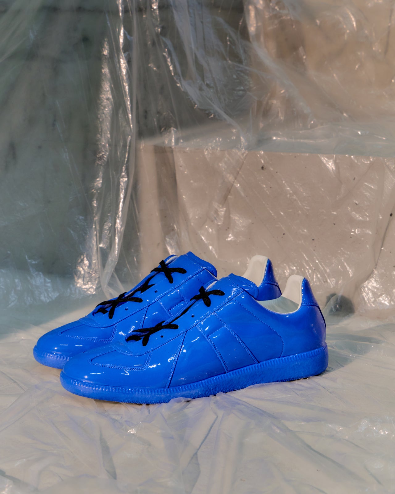 Maison Margiela 2022 Rubber-Dipped GAT Replica Sneakers