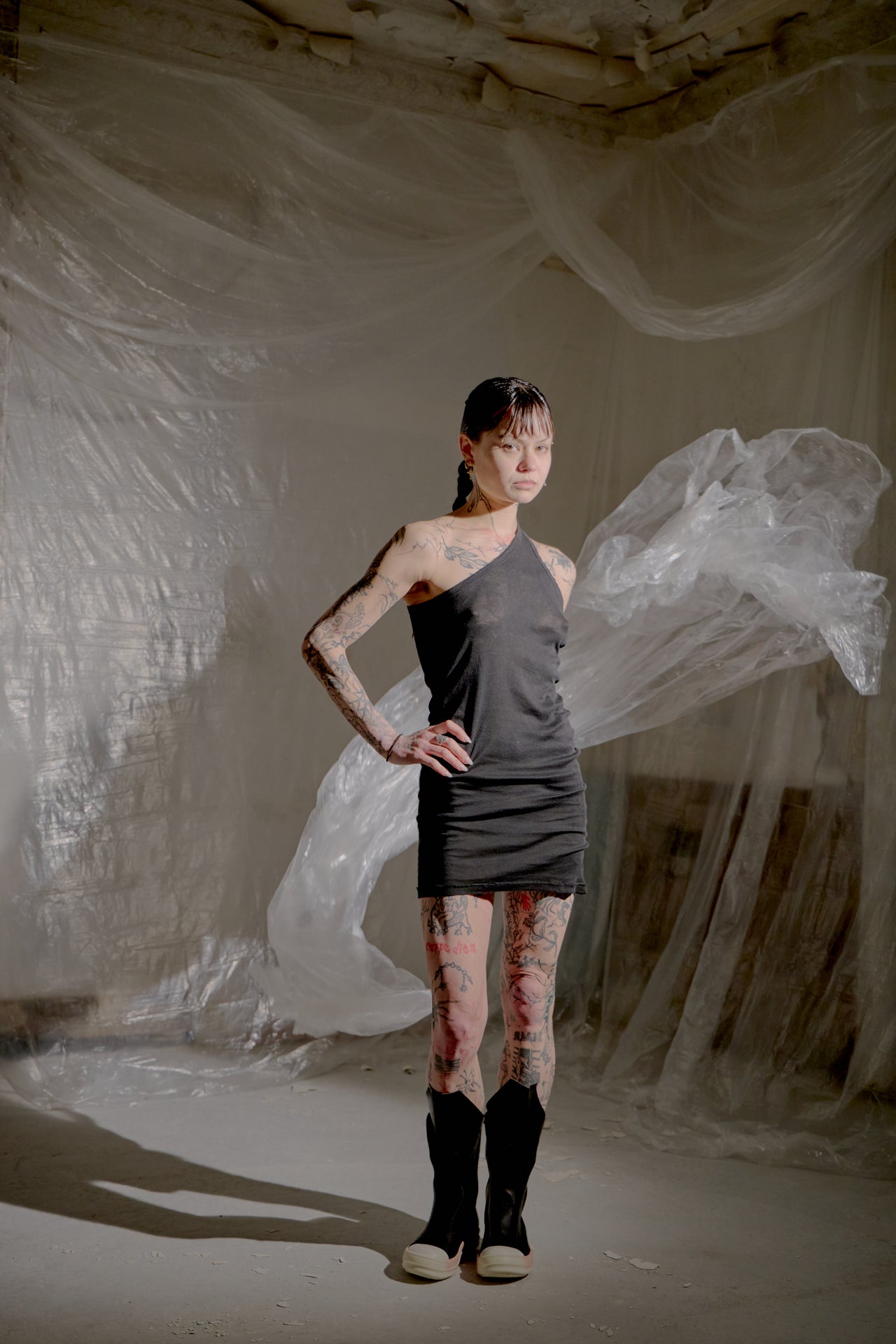 Rick Owens DRKSHDW Rib Spartan Top