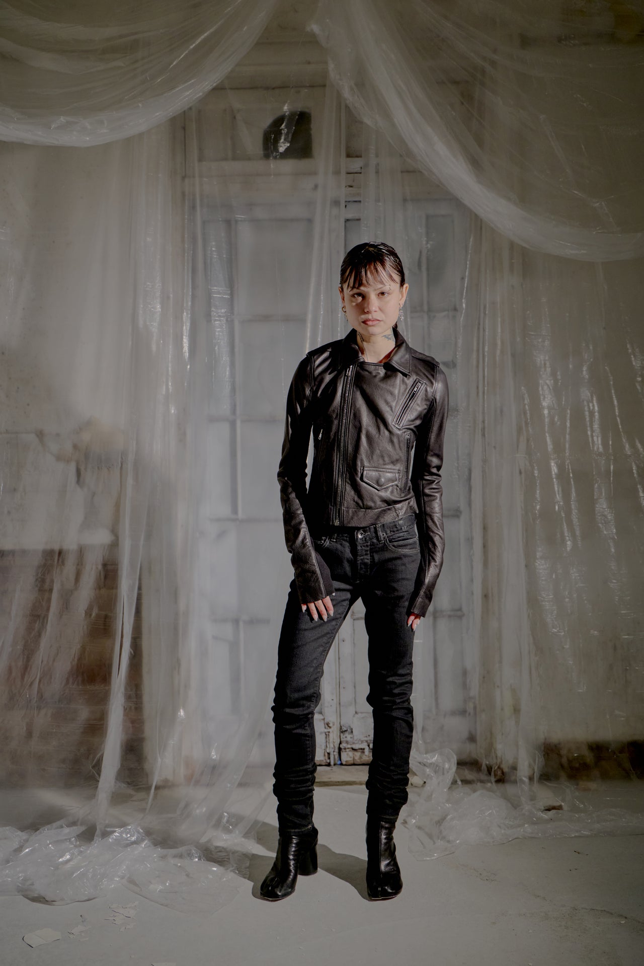 Rick Owens SS 2018 Giacca In Pelle Classic Stooges Leather Jacket