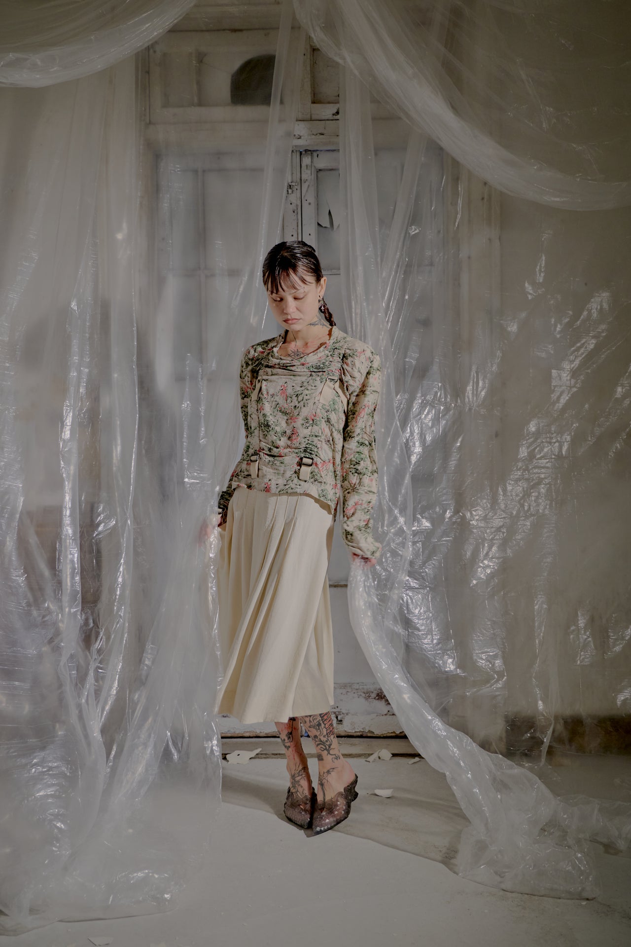 Prada 2007 Pleat Skirt