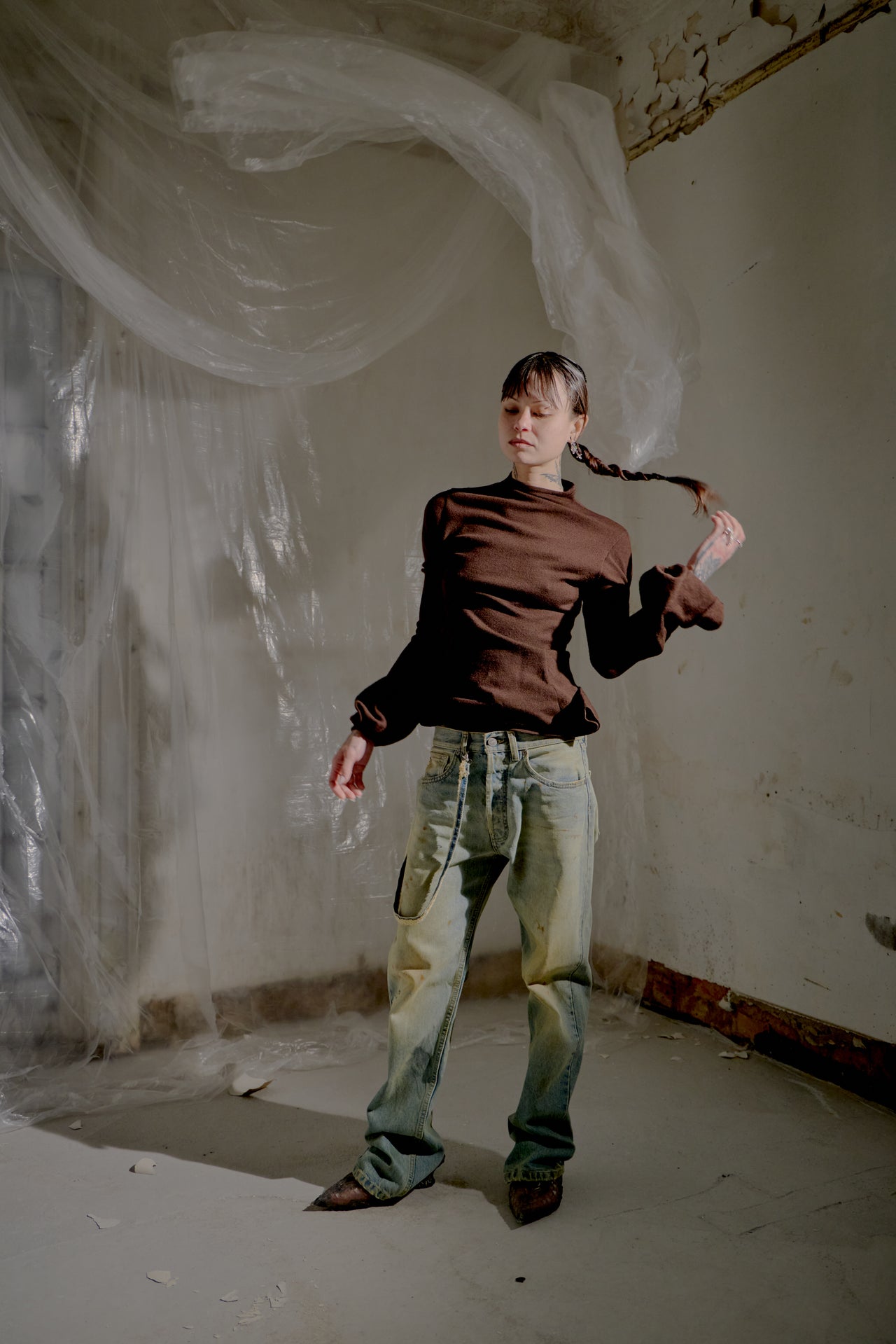 Alexander McQueen 1998 Knit Balloon Cuff Sweater