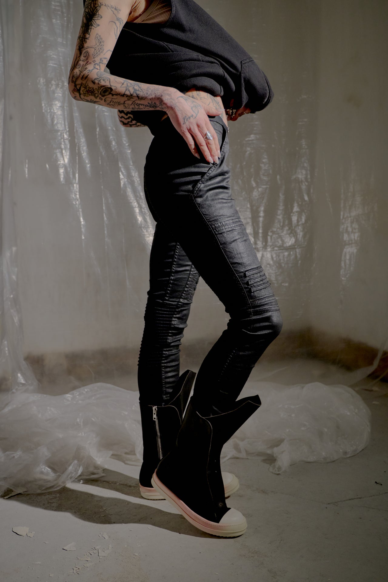 Rick Owens DRKSHDW SS 2016 Nagakin Legging