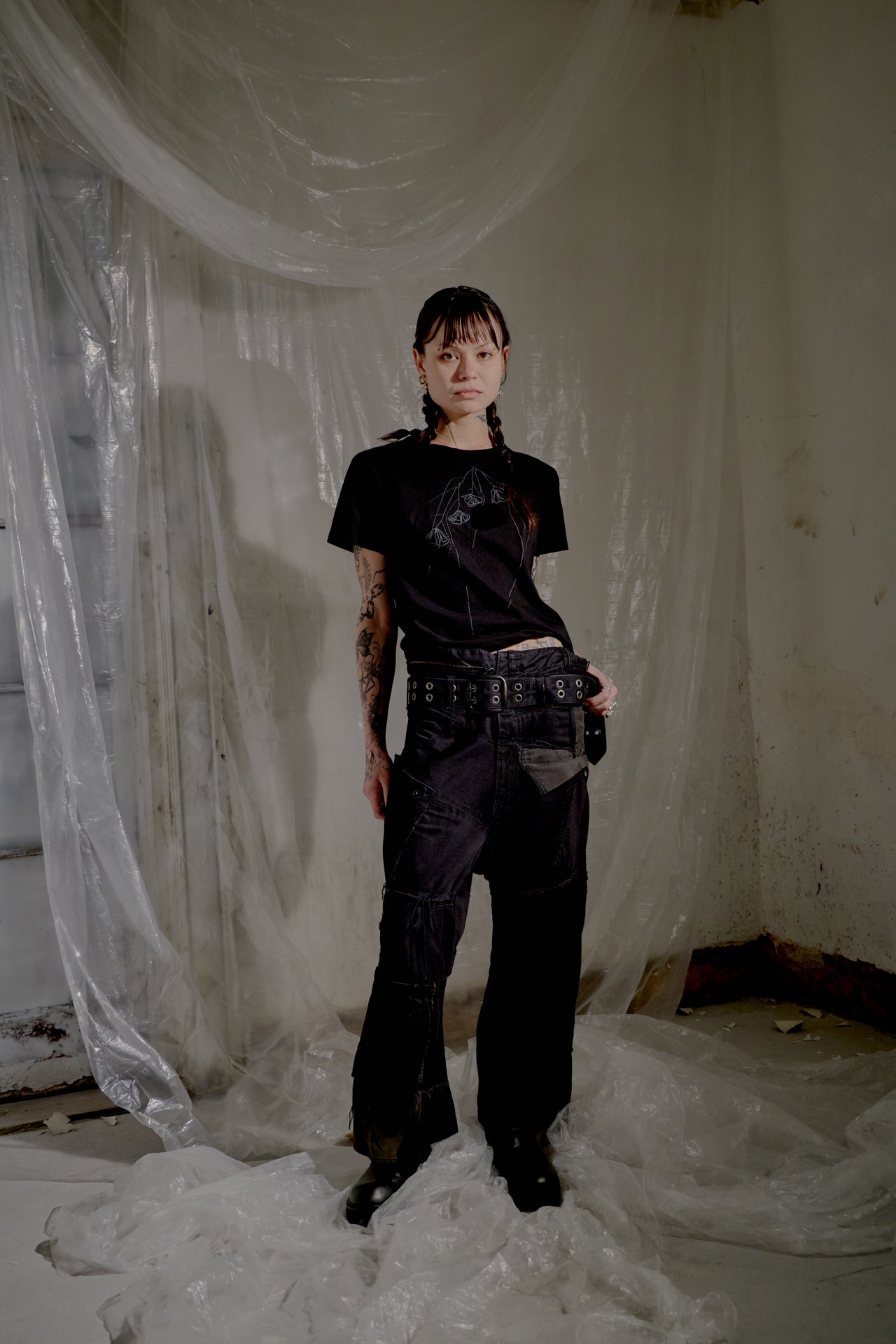 Y's By Yohji Yamamoto SS 2019 Dry Flower Line Graphic T-Shirt