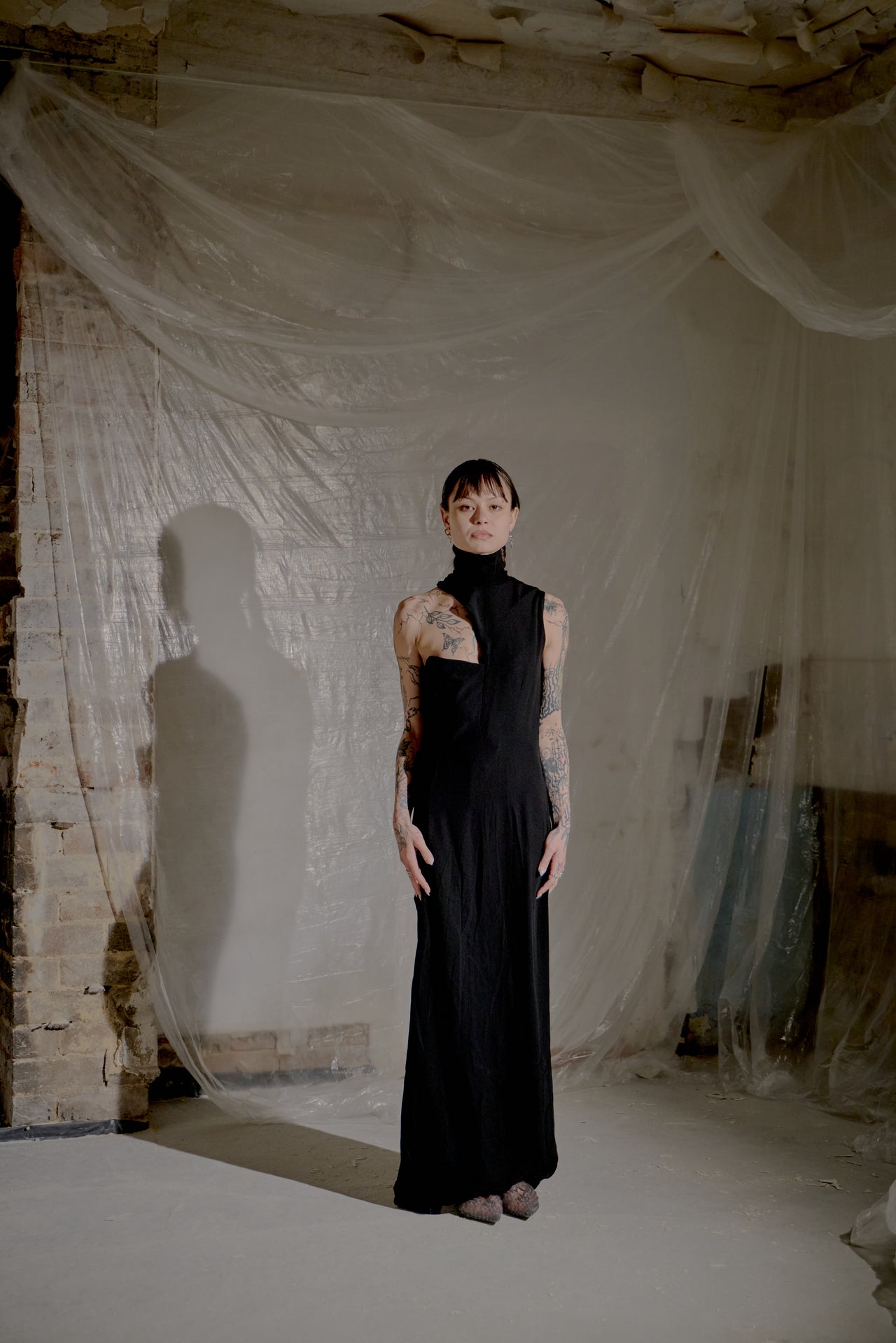 Ann Demeulemeester Asymmetric Sleeveless Dress