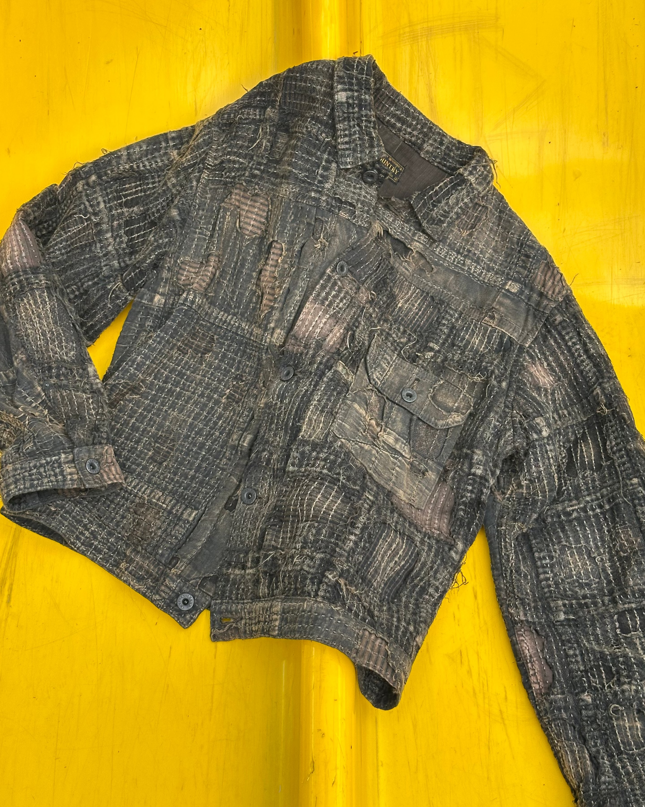 Kapital | Black Tea-Core Boro Spring 1st JKT Jacket - KOT-J
